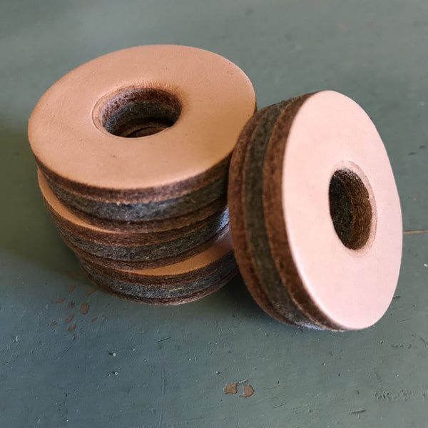 Tackle Leather/Felt Cymbal Washer Set