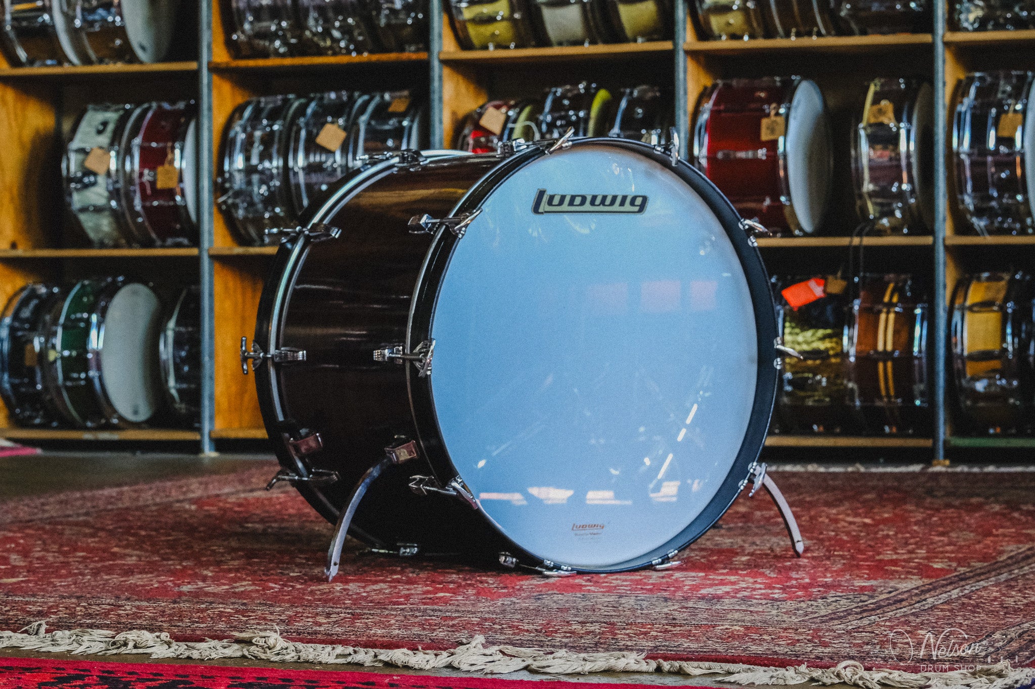 1970s Ludwig Octaplus in Mahogany Cortex - 16x24, 9x6, 9x8, 9x10, 11x12, 12x13, 13x14, 14x15, 15x16, 16x18