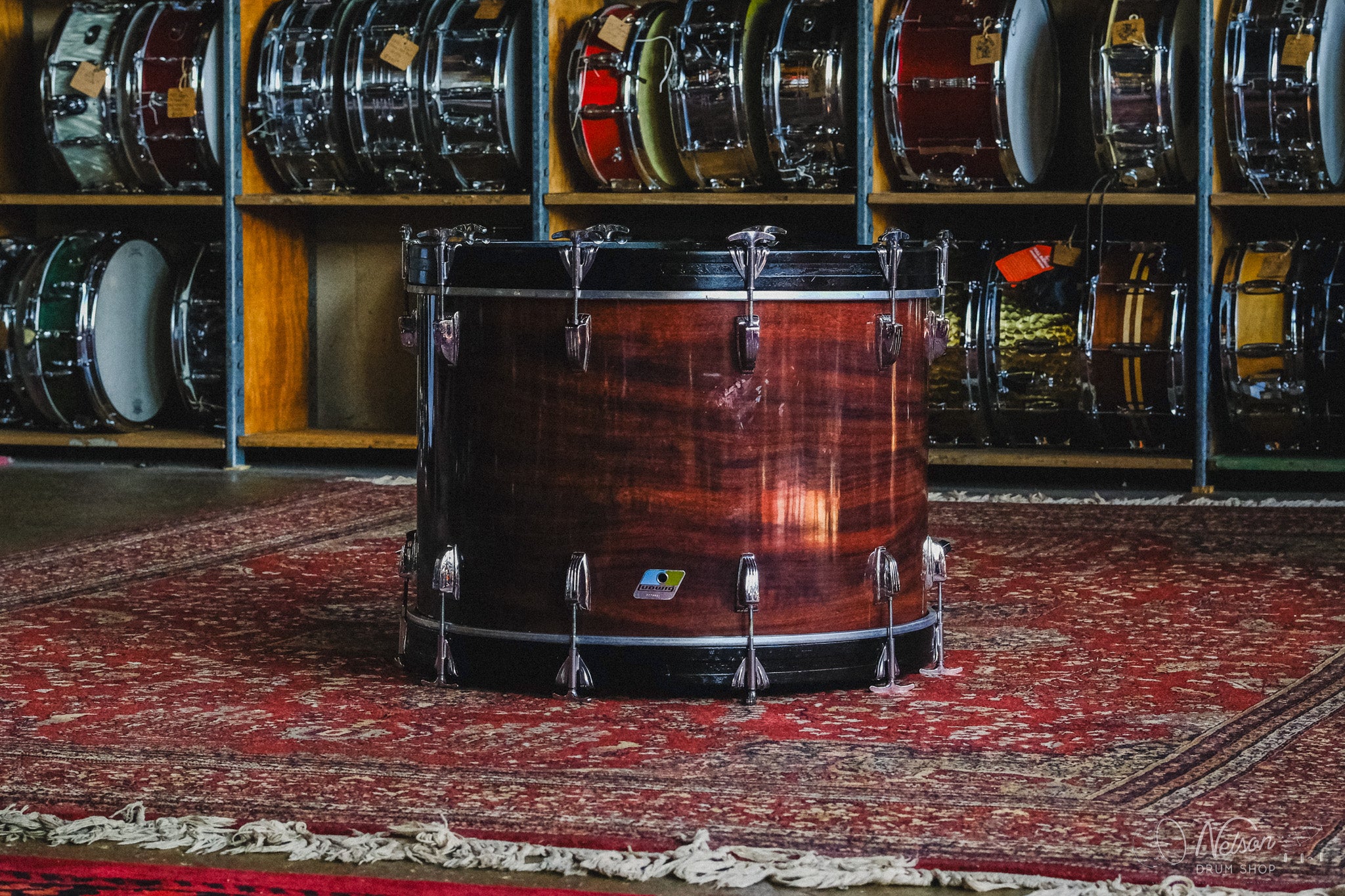 1970s Ludwig Octaplus in Mahogany Cortex - 16x24, 9x6, 9x8, 9x10, 11x12, 12x13, 13x14, 14x15, 15x16, 16x18