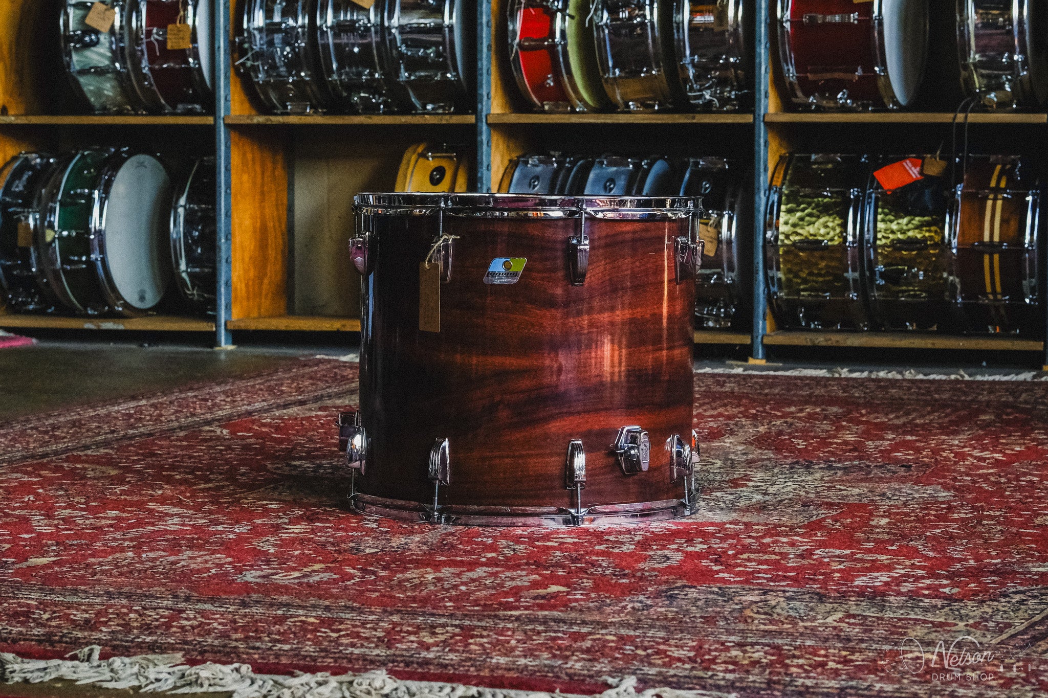 1970s Ludwig Octaplus in Mahogany Cortex - 16x24, 9x6, 9x8, 9x10, 11x12, 12x13, 13x14, 14x15, 15x16, 16x18