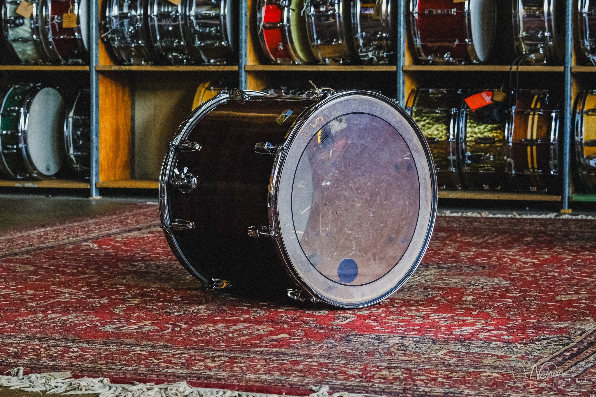 1970s Ludwig Octaplus in Mahogany Cortex - 16x24, 9x6, 9x8, 9x10, 11x12, 12x13, 13x14, 14x15, 15x16, 16x18