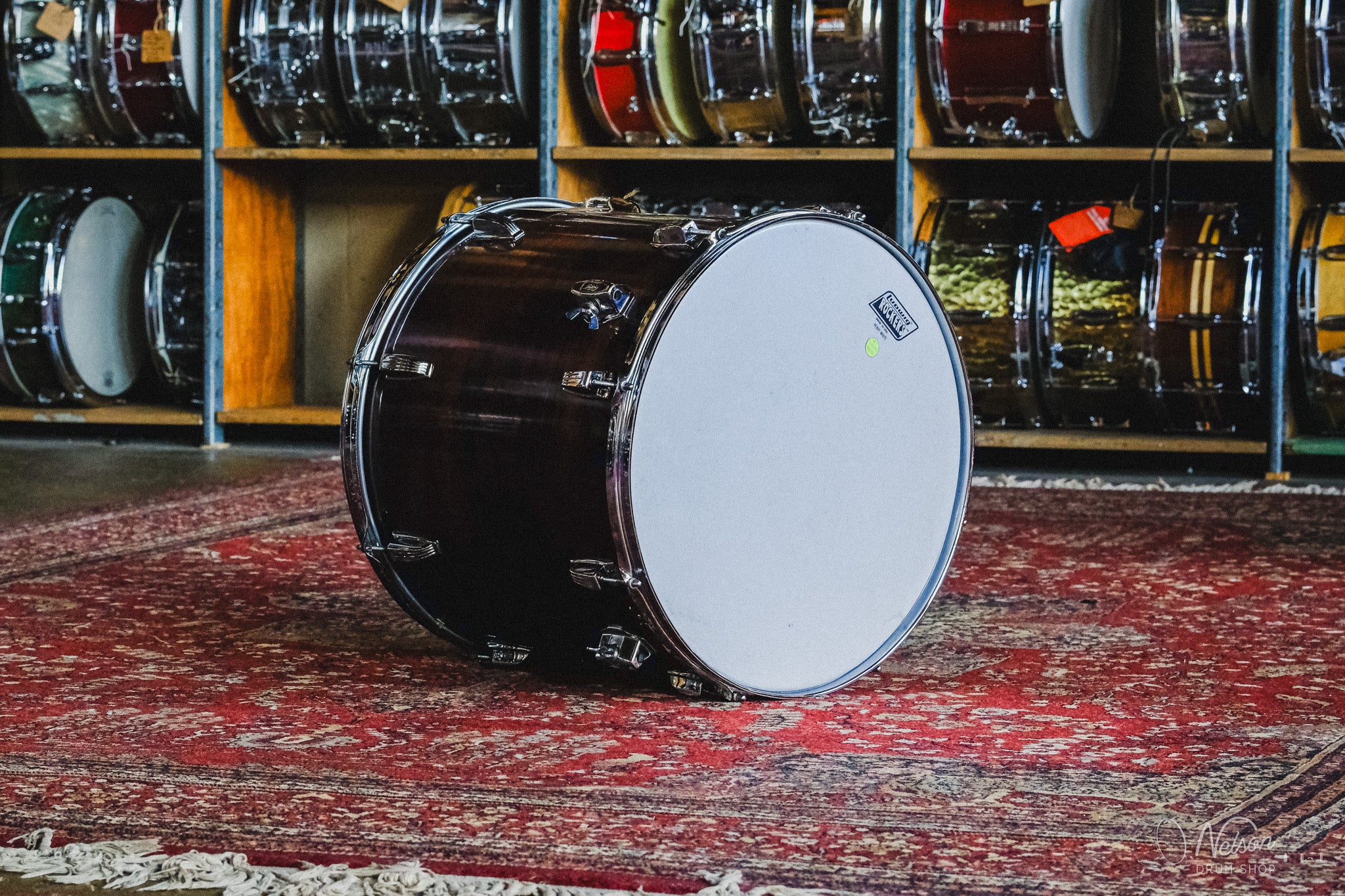 1970s Ludwig Octaplus in Mahogany Cortex - 16x24, 9x6, 9x8, 9x10, 11x12, 12x13, 13x14, 14x15, 15x16, 16x18