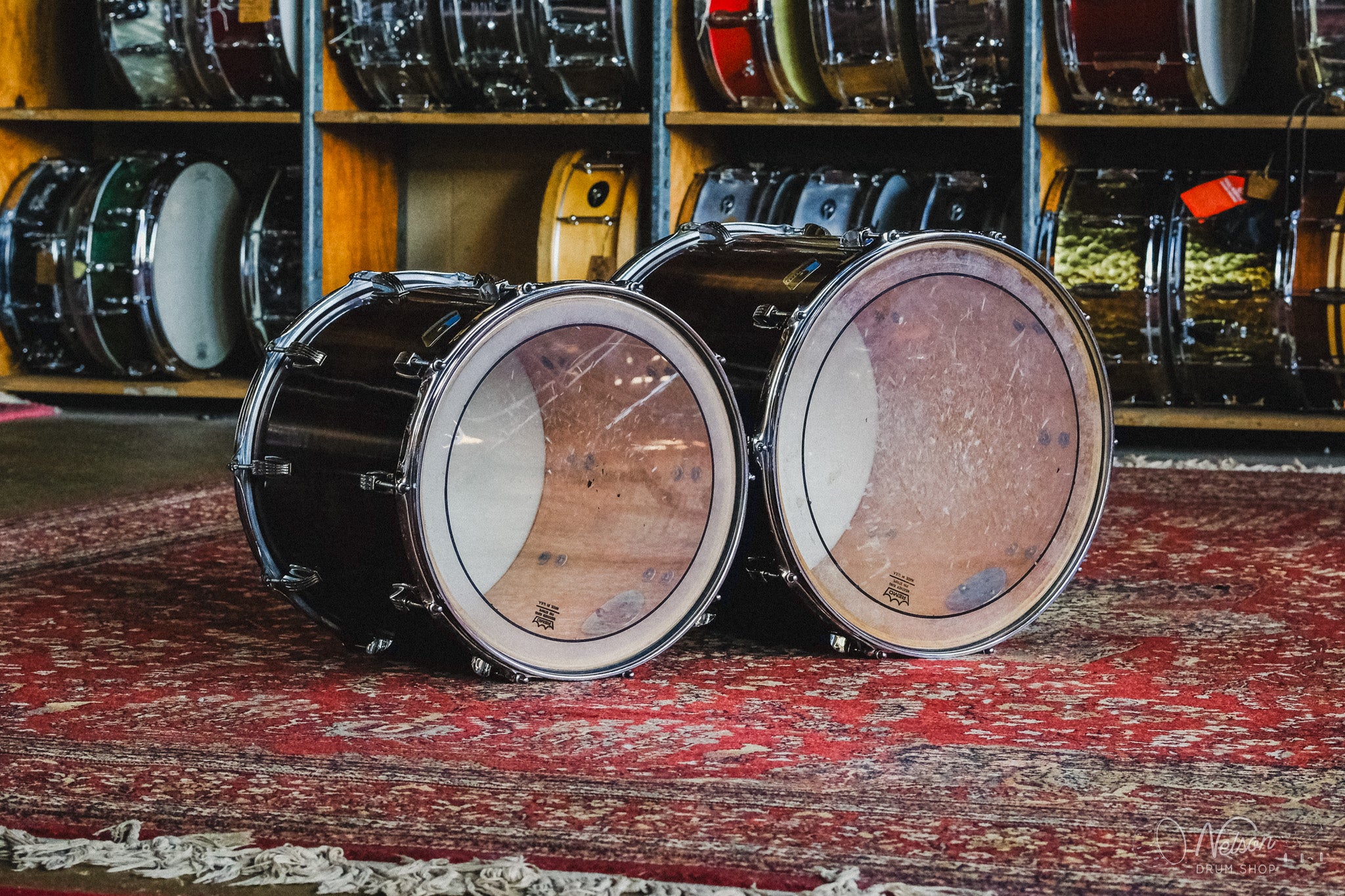 1970s Ludwig Octaplus in Mahogany Cortex - 16x24, 9x6, 9x8, 9x10, 11x12, 12x13, 13x14, 14x15, 15x16, 16x18