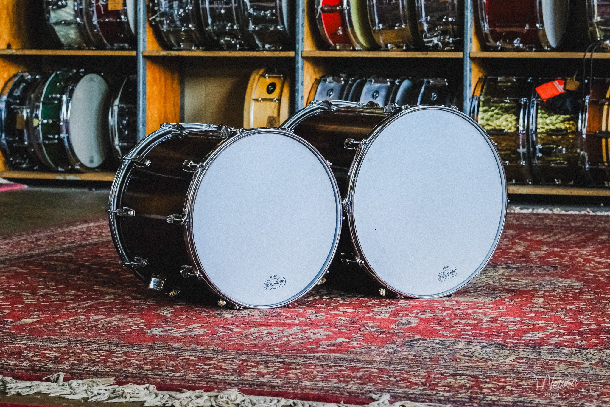 1970s Ludwig Octaplus in Mahogany Cortex - 16x24, 9x6, 9x8, 9x10, 11x12, 12x13, 13x14, 14x15, 15x16, 16x18