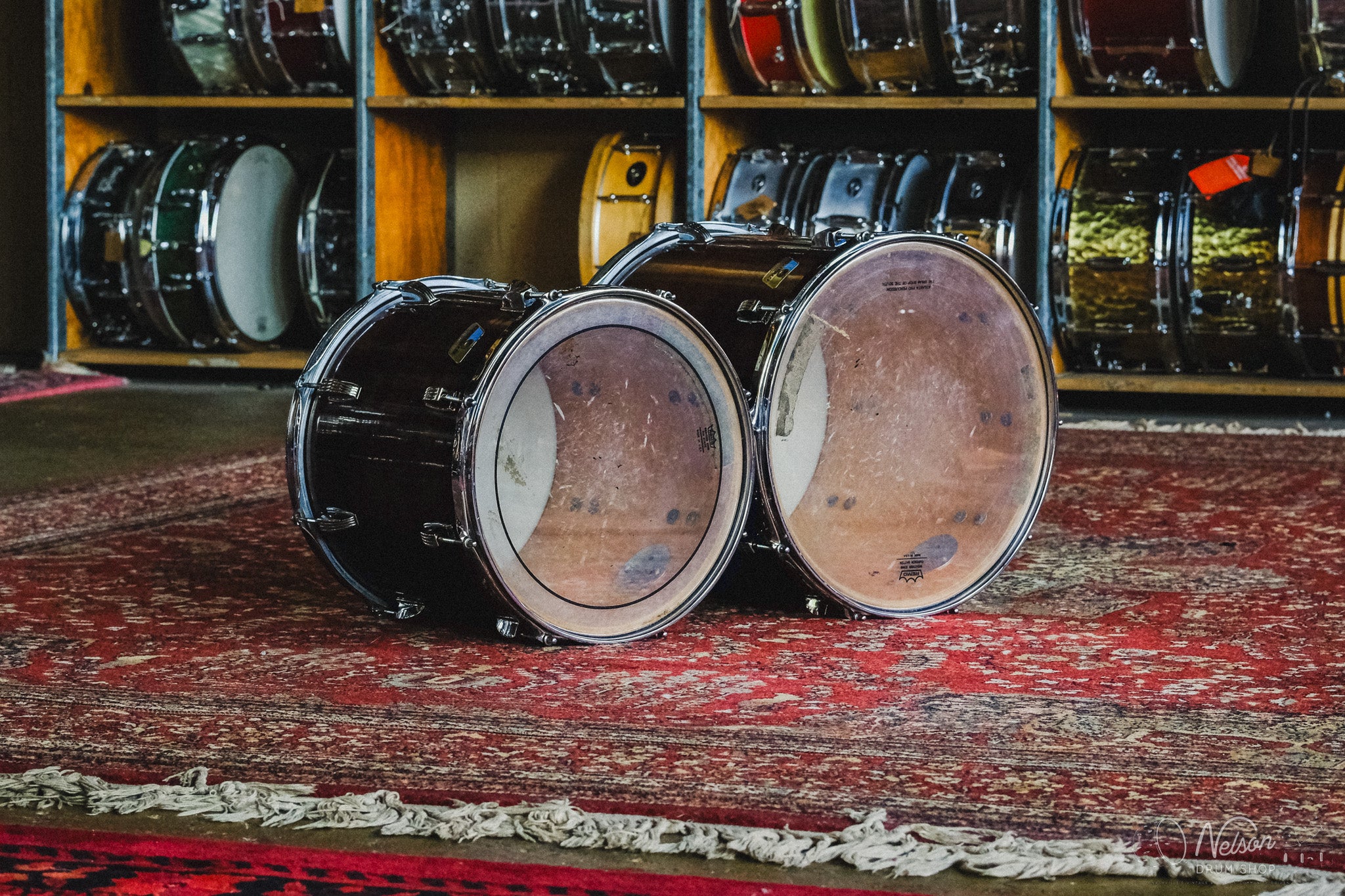 1970s Ludwig Octaplus in Mahogany Cortex - 16x24, 9x6, 9x8, 9x10, 11x12, 12x13, 13x14, 14x15, 15x16, 16x18