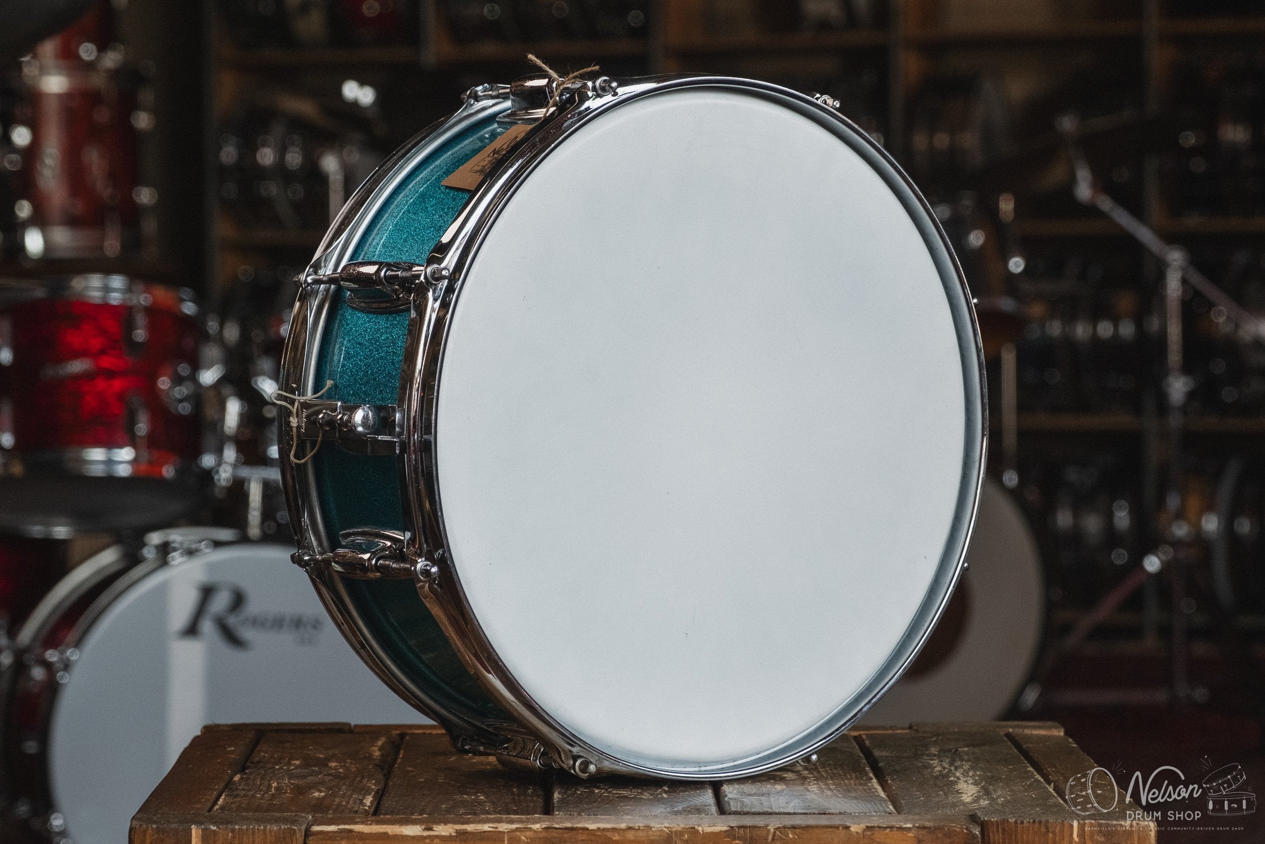 May 7, 1971 Ludwig Standard S-100 in Blue Mist - 5x14