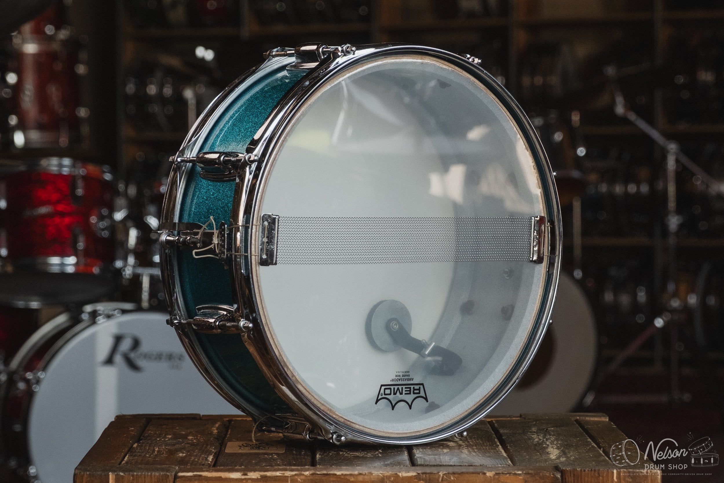 May 7, 1971 Ludwig Standard S-100 in Blue Mist - 5x14