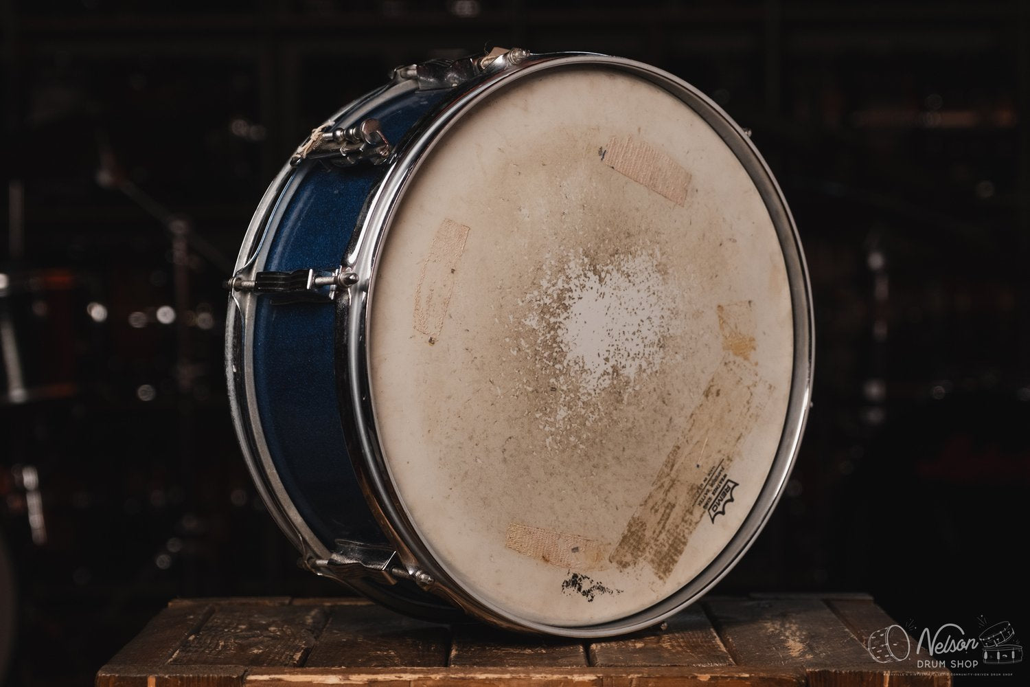 1965 Ludwig LM491 'Pioneer' in Blue Sparkle - 5.5x14