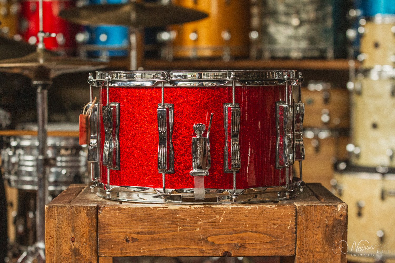 Ludwig Classic Maple in Red Sparkle - 8x14