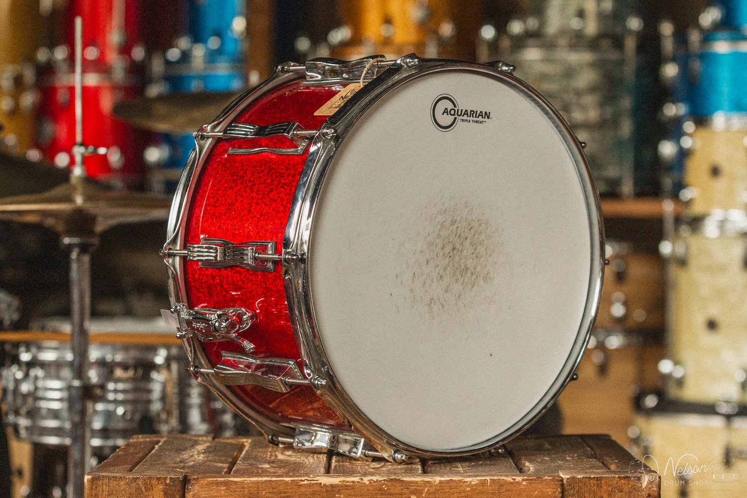 Ludwig Classic Maple in Red Sparkle - 8x14