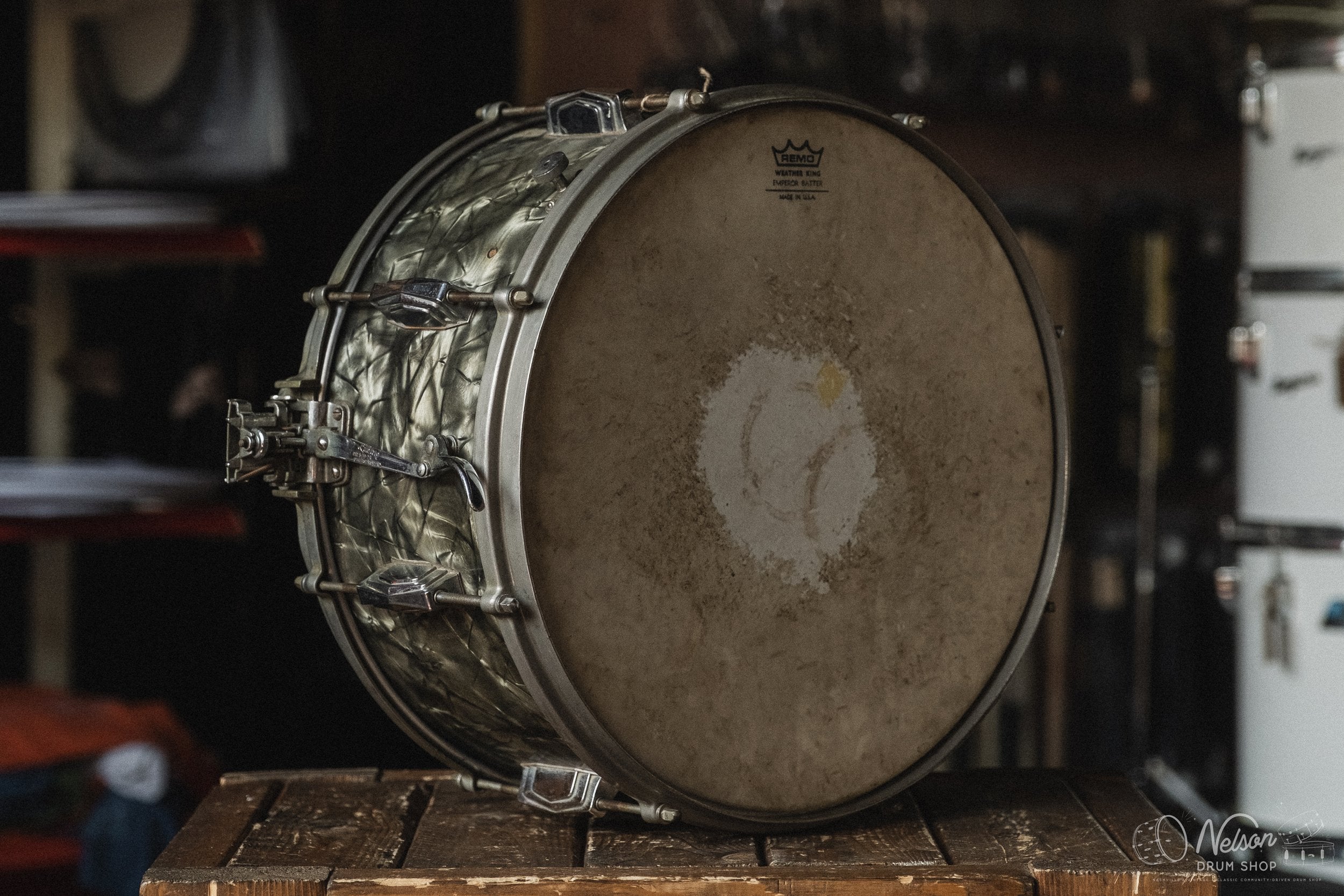 Apr 1940 Ludwig & Ludwig 'Super-Ludwig' in Black Diamond Pearl - 6.5x14