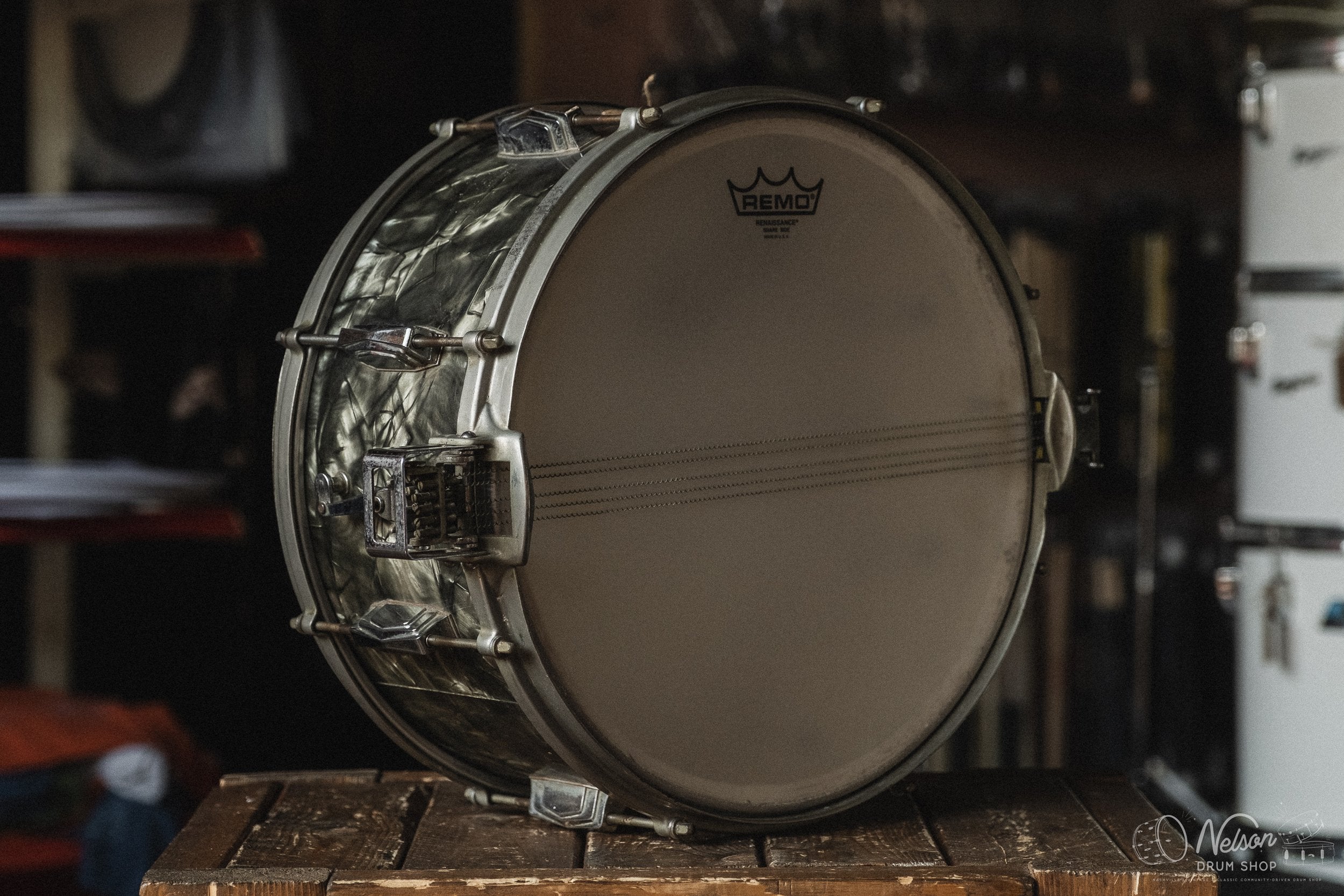 Apr 1940 Ludwig & Ludwig 'Super-Ludwig' in Black Diamond Pearl - 6.5x14