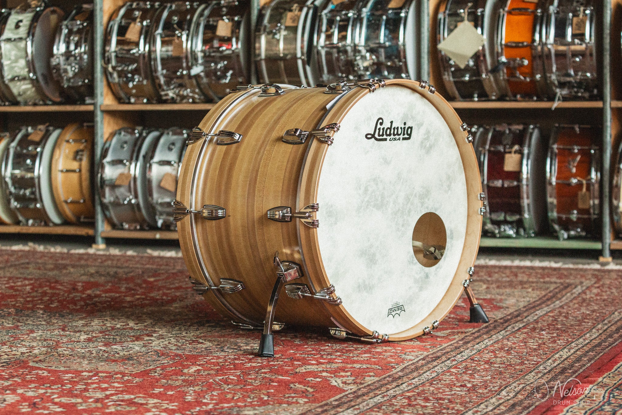 Used Ludwig Classic Maple in Butcher Block - 14x22, 9x13, 16x16, 16x18