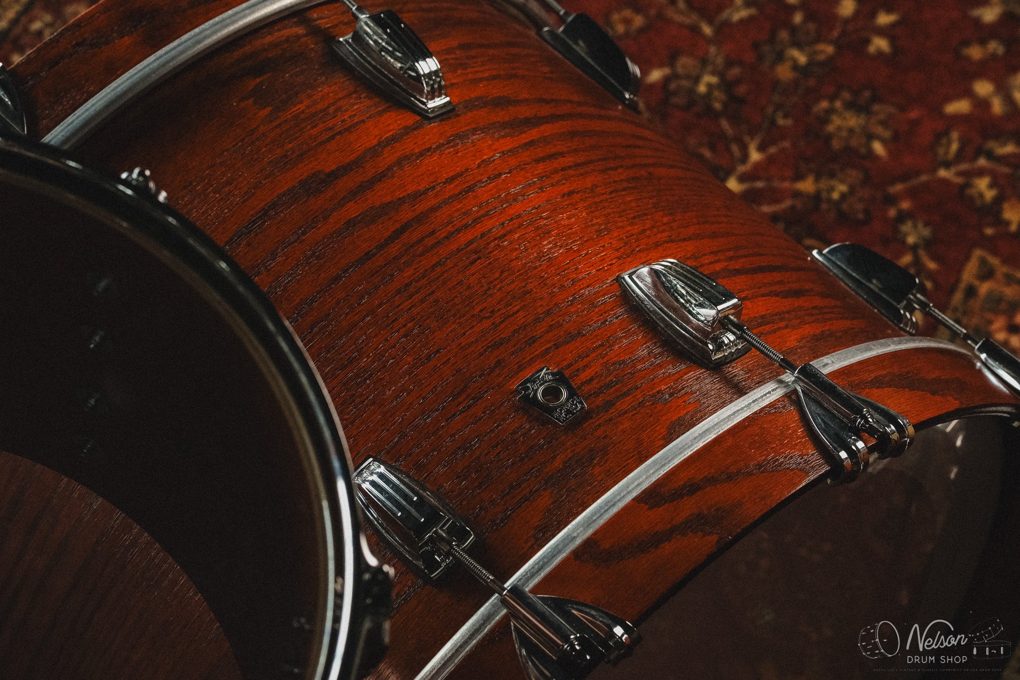 Ludwig Classic Oak 'Fab 4' in Tennessee Whiskey - 14x22, 9x13, 16x16