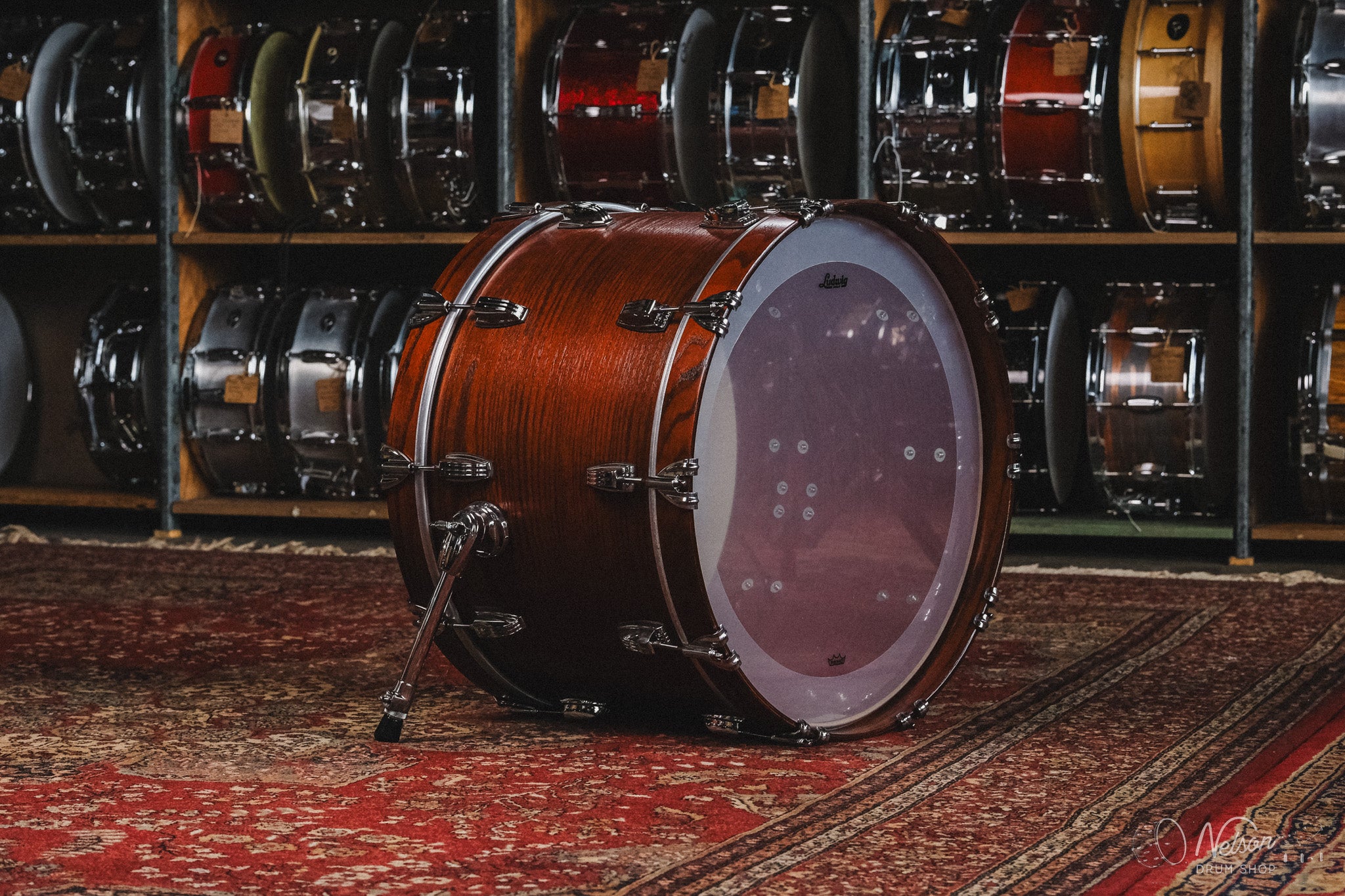 Ludwig Classic Oak 'Fab 4' in Tennessee Whiskey - 14x22, 9x13, 16x16