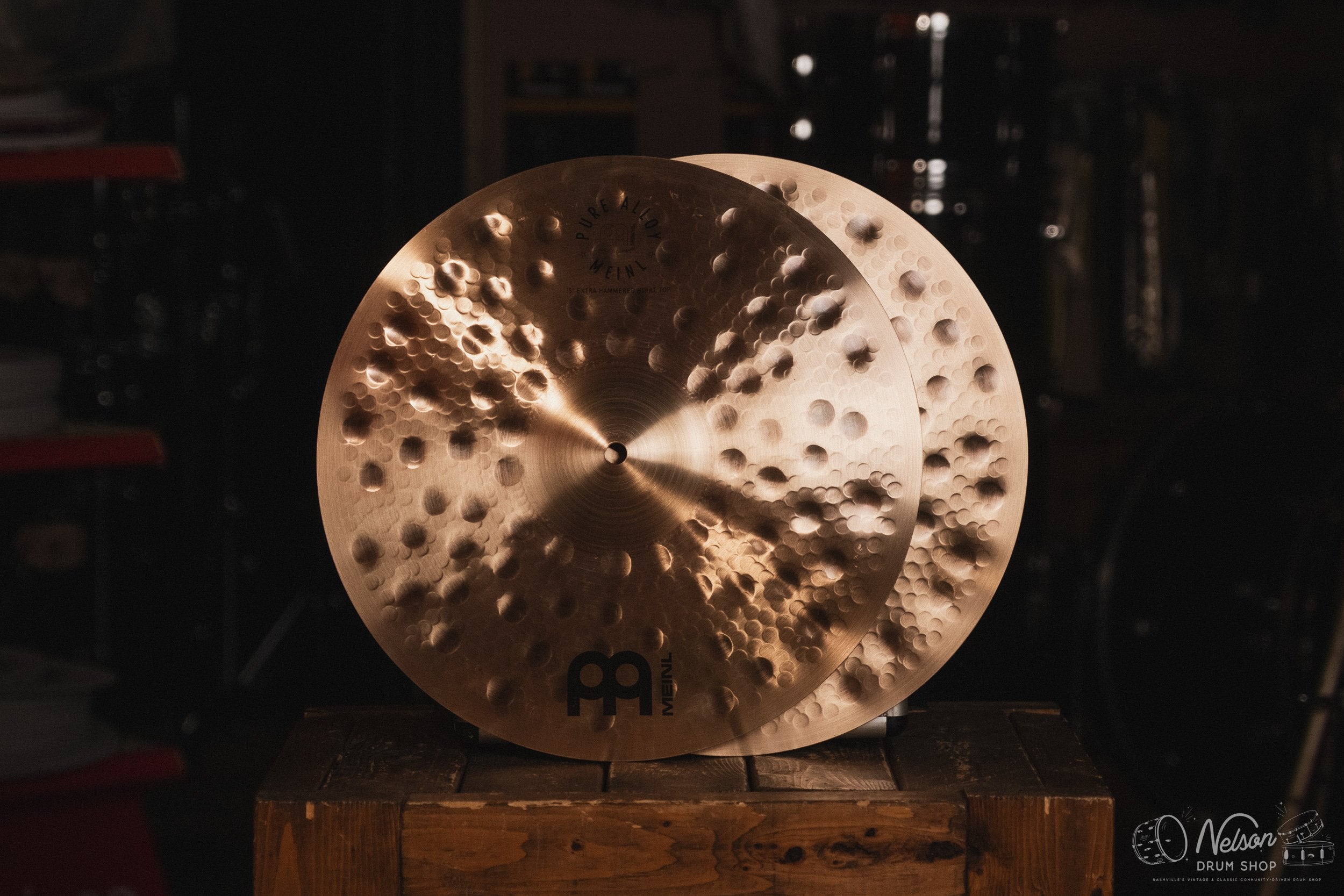 Meinl Pure Alloy Extra Hammered Hi-Hats - 15”