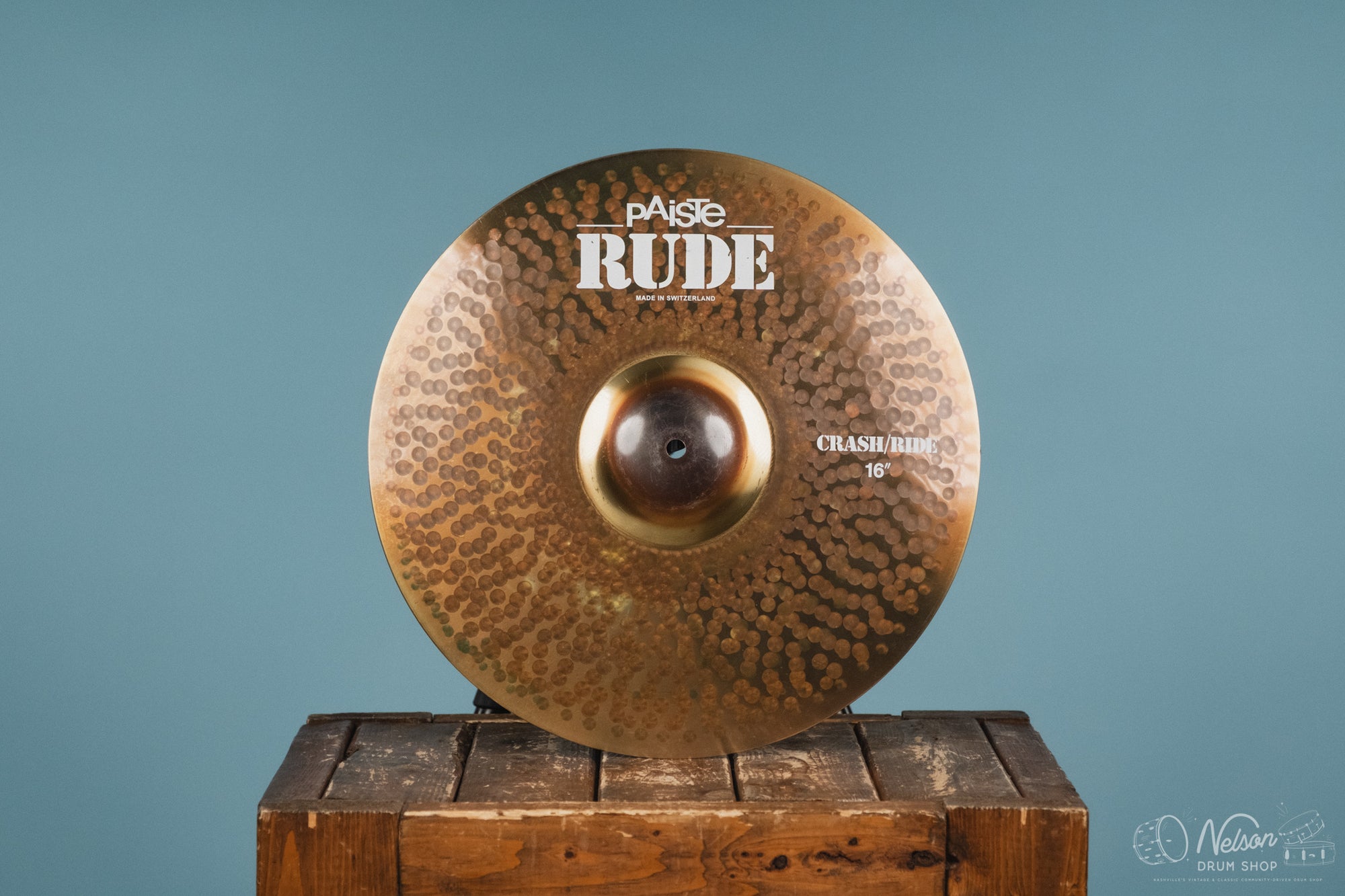 Used Paiste Rude Crash Ride - 16"