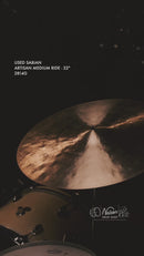 Used Sabian Artisan Medium Ride - 22” (w/ Sleeve)