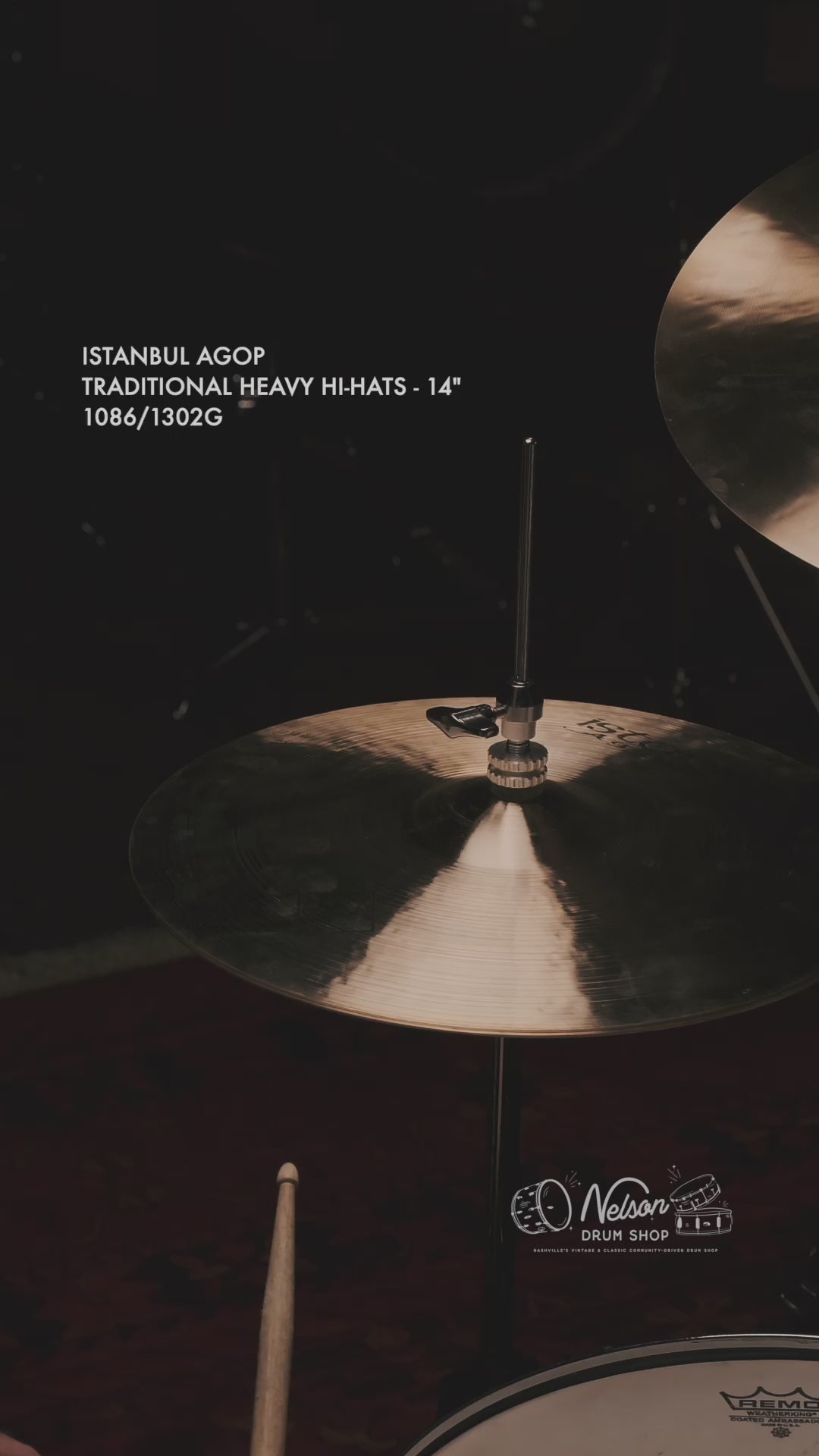 Istanbul Agop Traditional Heavy Hi Hats - 14"