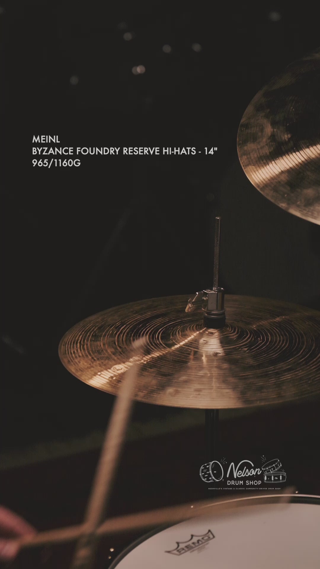 Meinl Byzance Foundry Reserve Hi-Hats - 14”