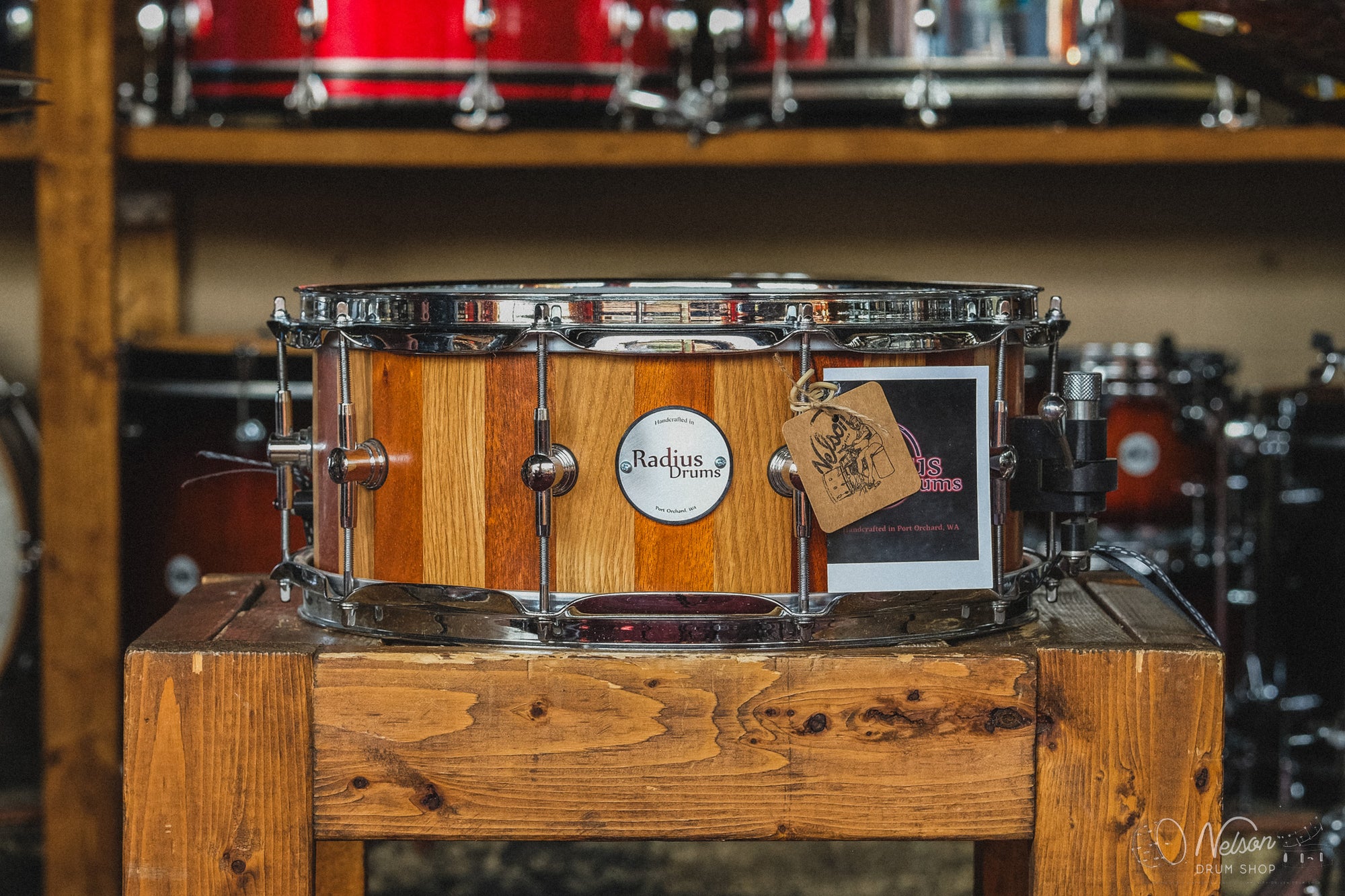 Radius Drums Oak/Mahogany - 5.5x14