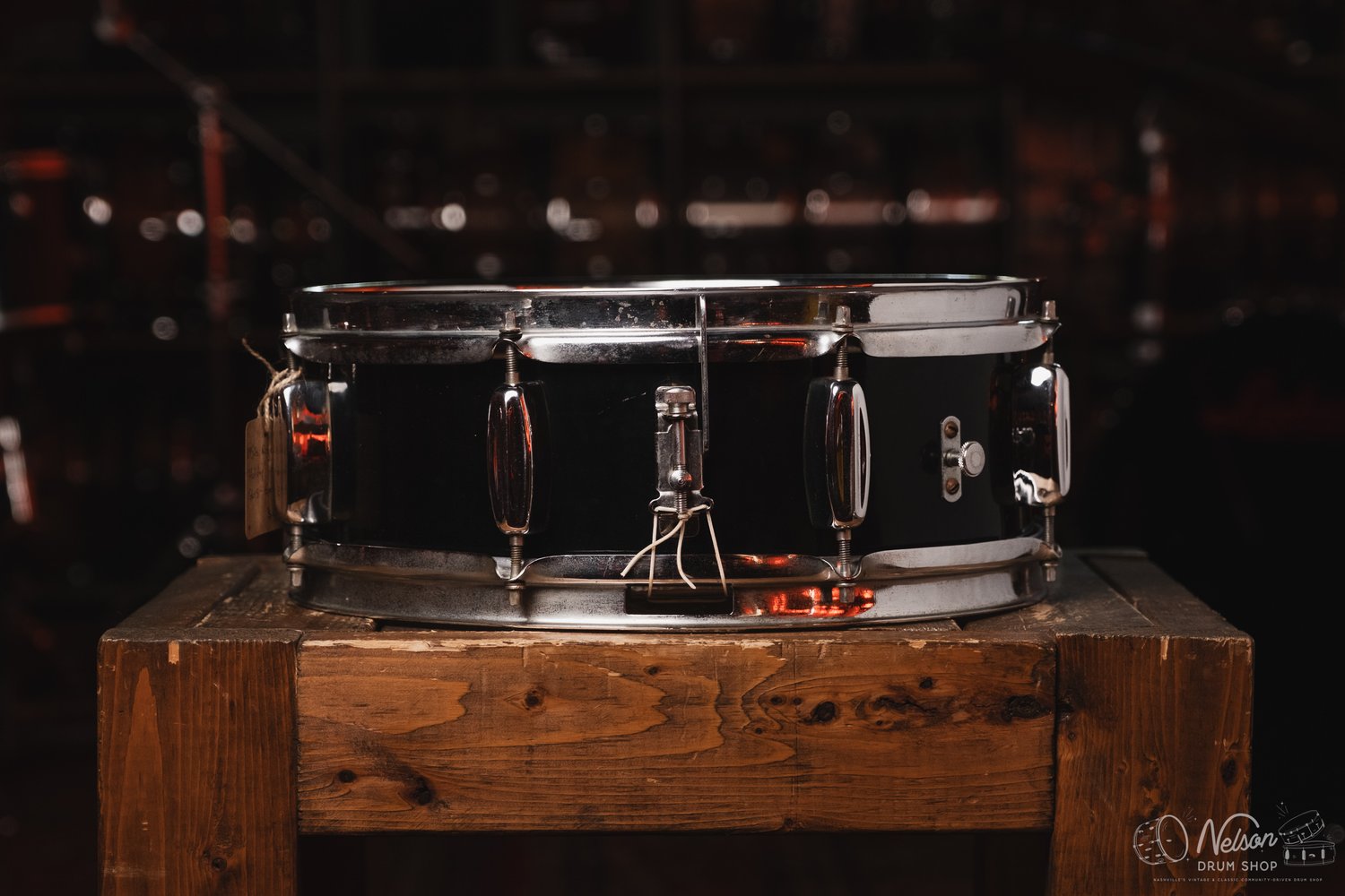 1950s Rogers 'Holiday' in Solid Jet Black Pearl - 5x14