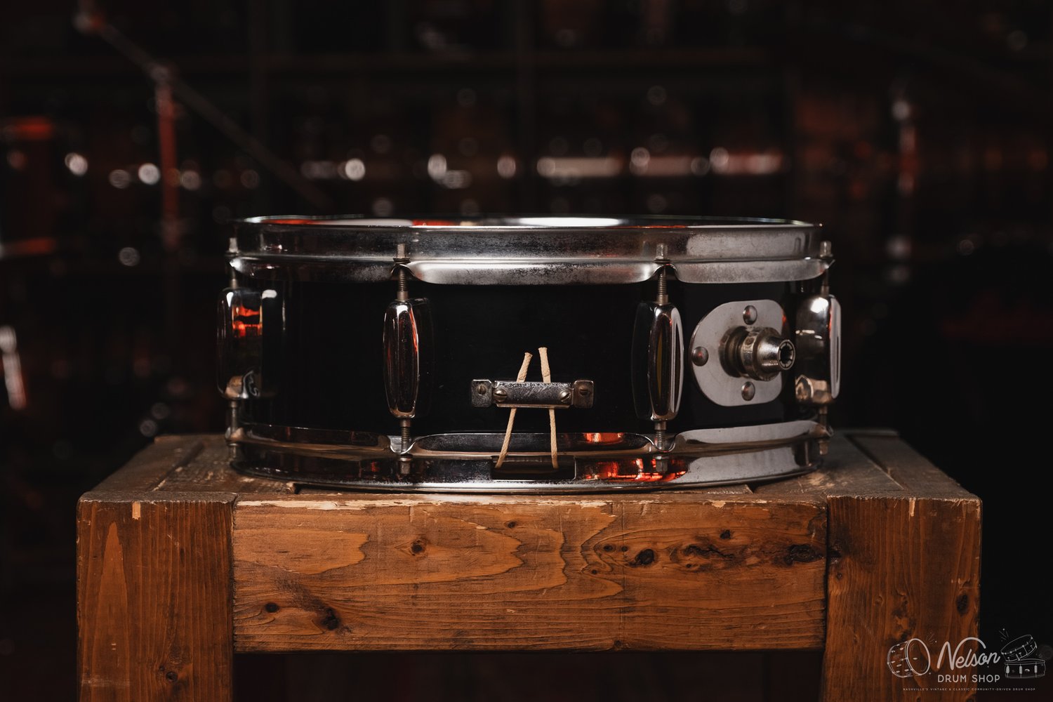 1950s Rogers 'Holiday' in Solid Jet Black Pearl - 5x14