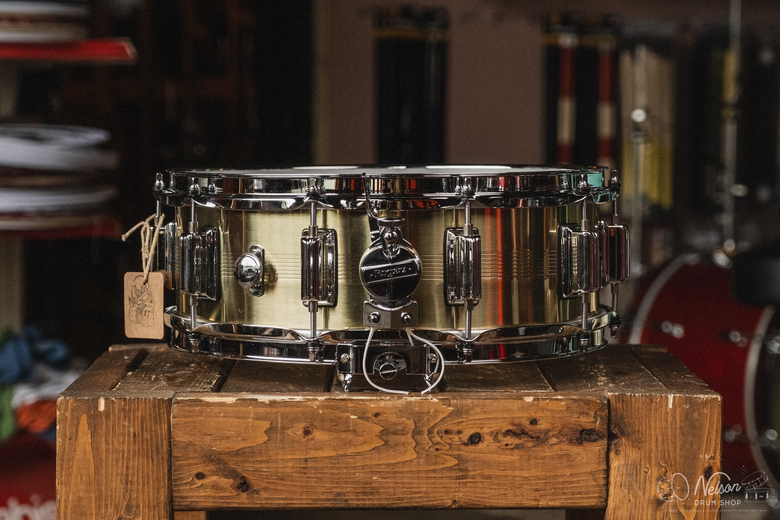 Rogers 'Dyna-Sonic' in Natural Brass - 5.5x14