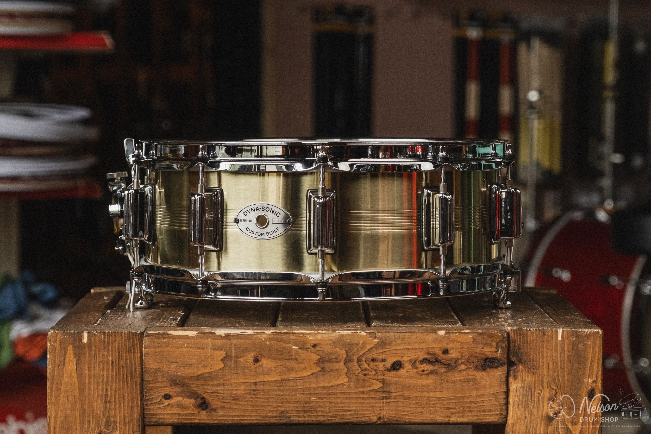 Rogers 'Dyna-Sonic' in Natural Brass - 5.5x14