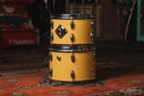 1970s Slingerland 'New Rock Outfit' in Yellow Gloss - 14x22, 8x12, 9x13, 16x16