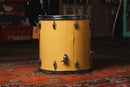 1970s Slingerland 'New Rock Outfit' in Yellow Gloss - 14x22, 8x12, 9x13, 16x16