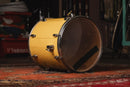 1970s Slingerland 'New Rock Outfit' in Yellow Gloss - 14x22, 8x12, 9x13, 16x16