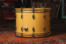 1970s Slingerland 'New Rock Outfit' in Yellow Gloss - 14x22, 8x12, 9x13, 16x16