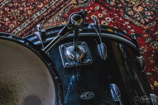 1970s Slingerland 3 ply in Black Chrome - 14x26, 9x13, 16x16