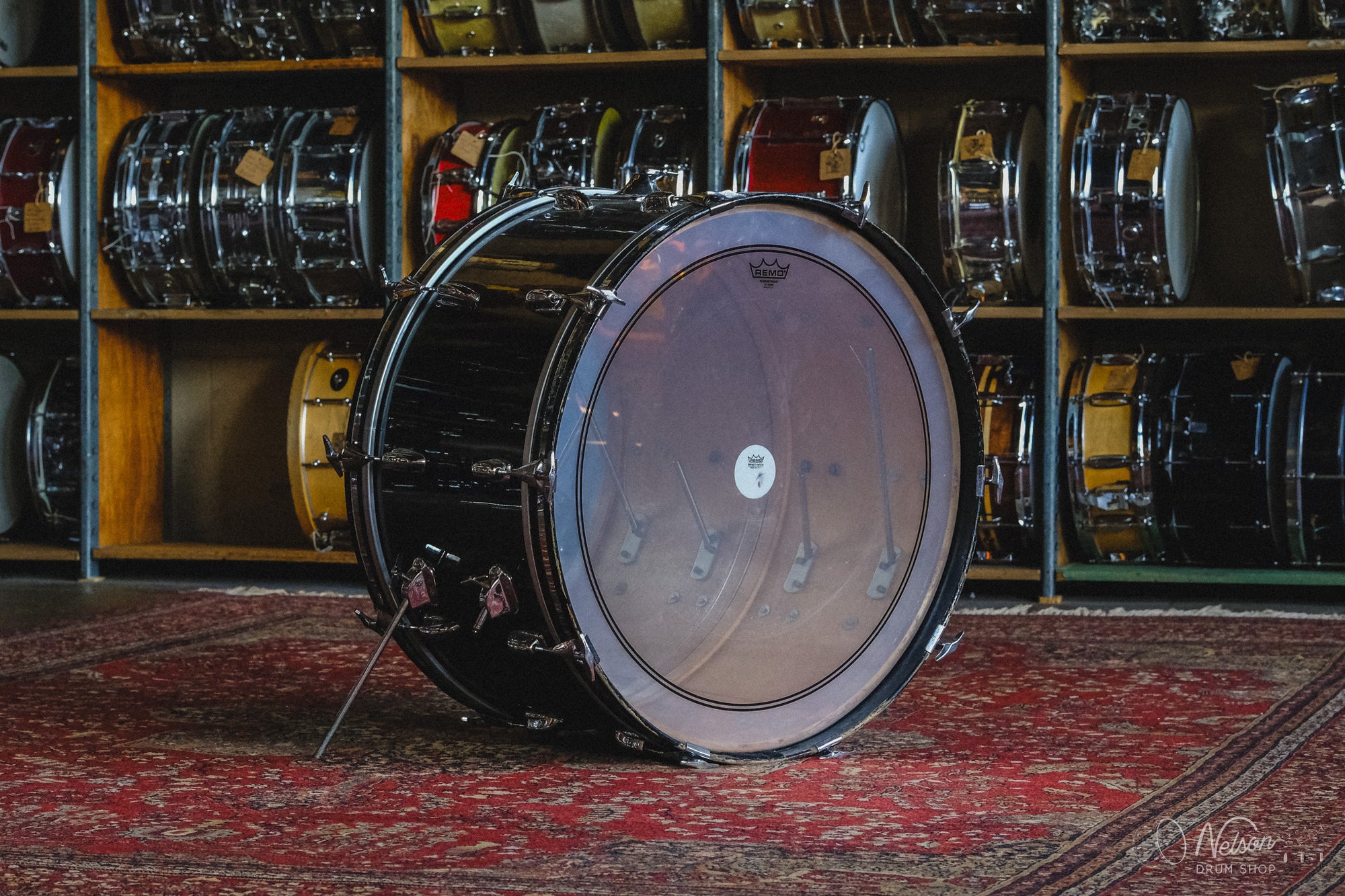 1970s Slingerland 3 ply in Black Chrome - 14x26, 9x13, 16x16