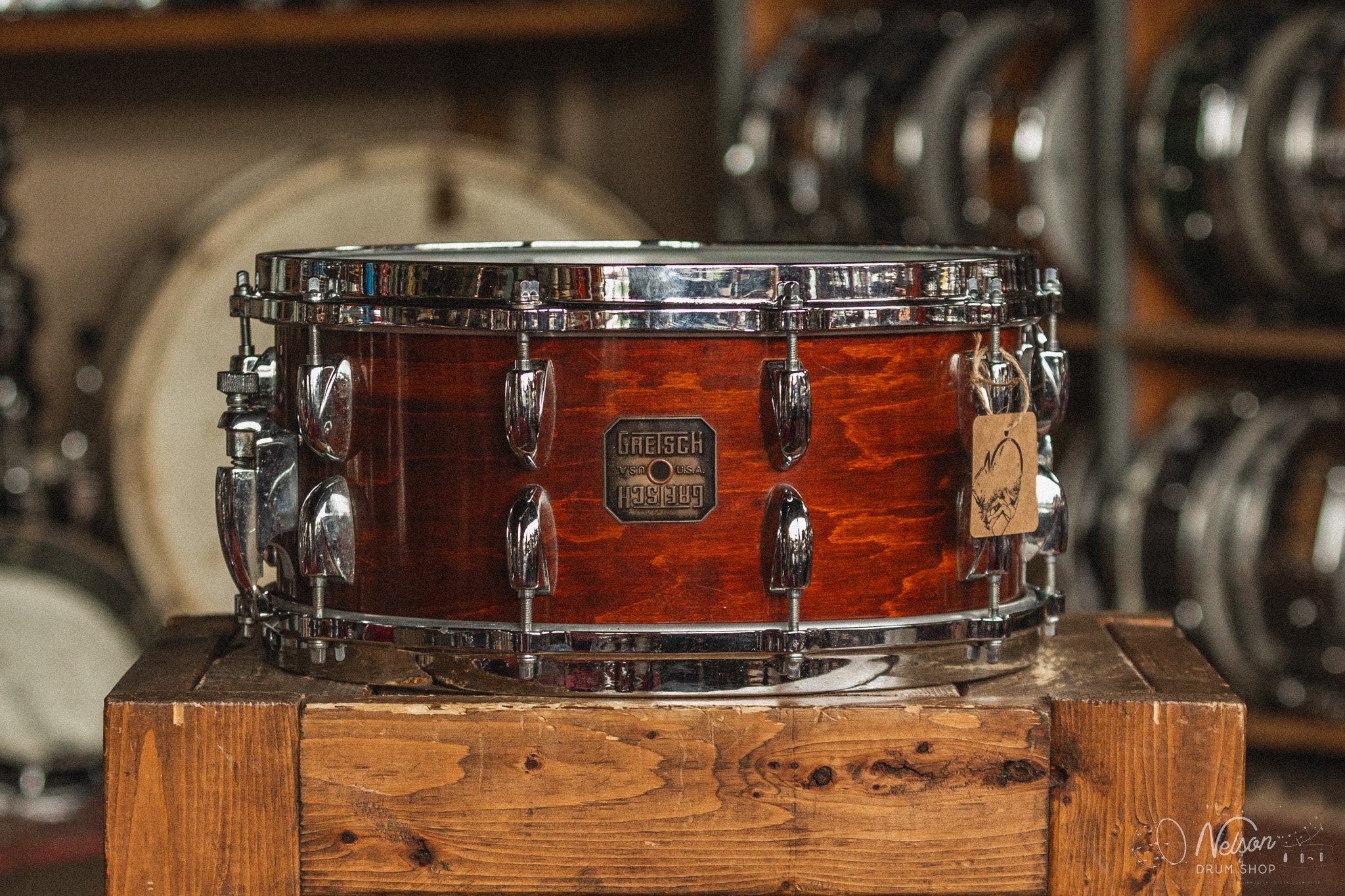 1980s Gretsch 4155 in Walnut - 6.5x14