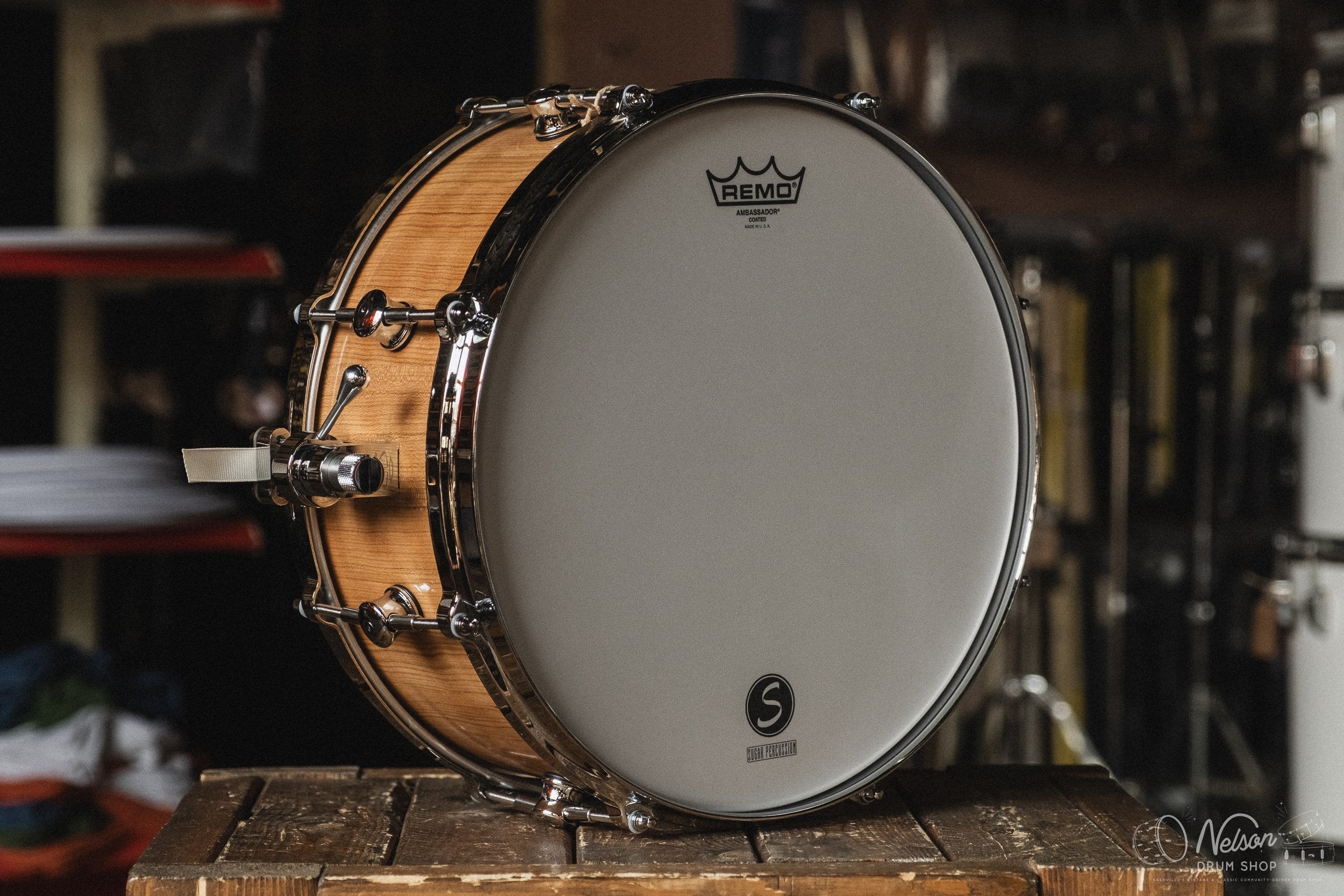 Sugar Percussion Eastern Black Cherry in Natural - 6x14