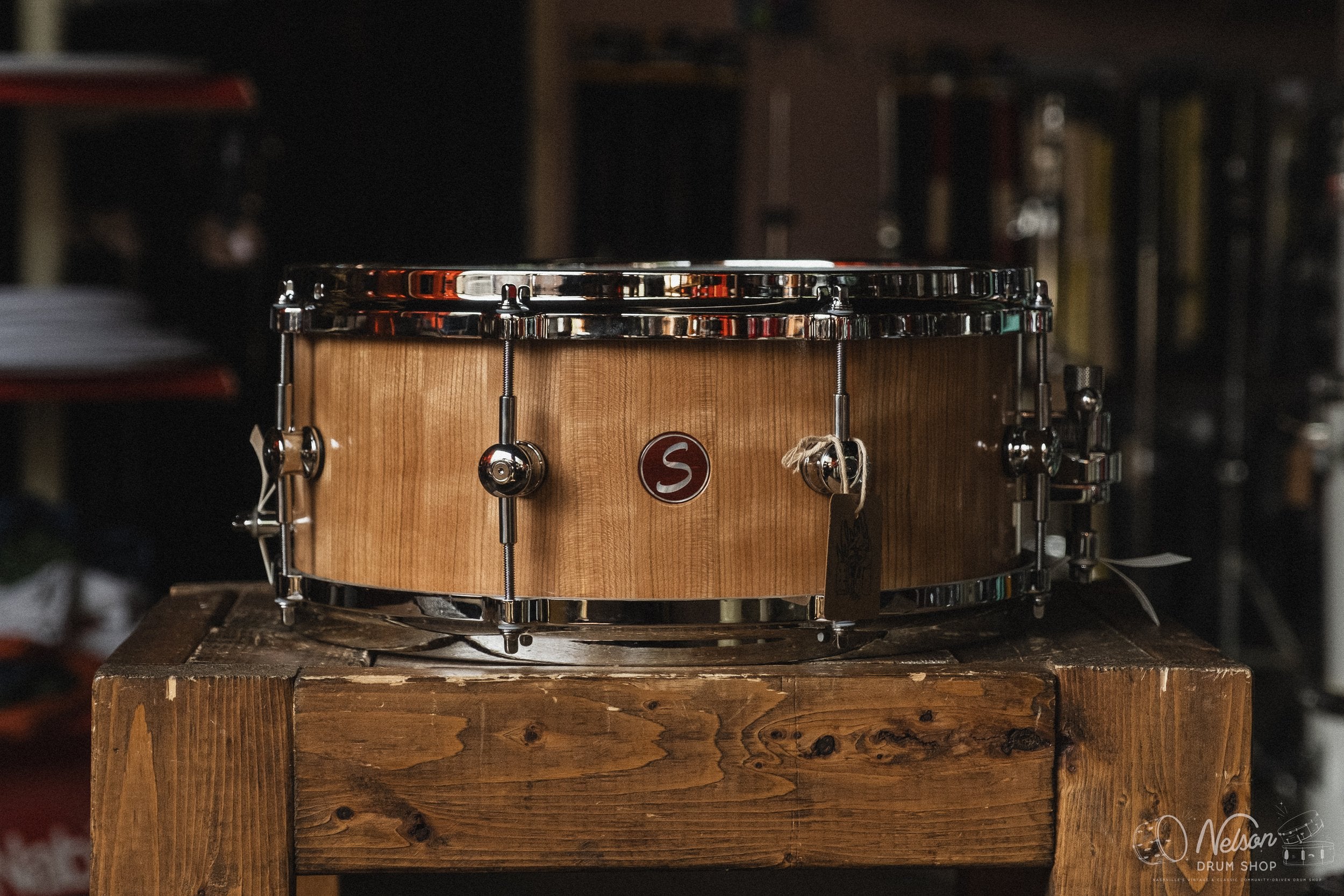 Sugar Percussion Eastern Black Cherry in Natural - 6x14