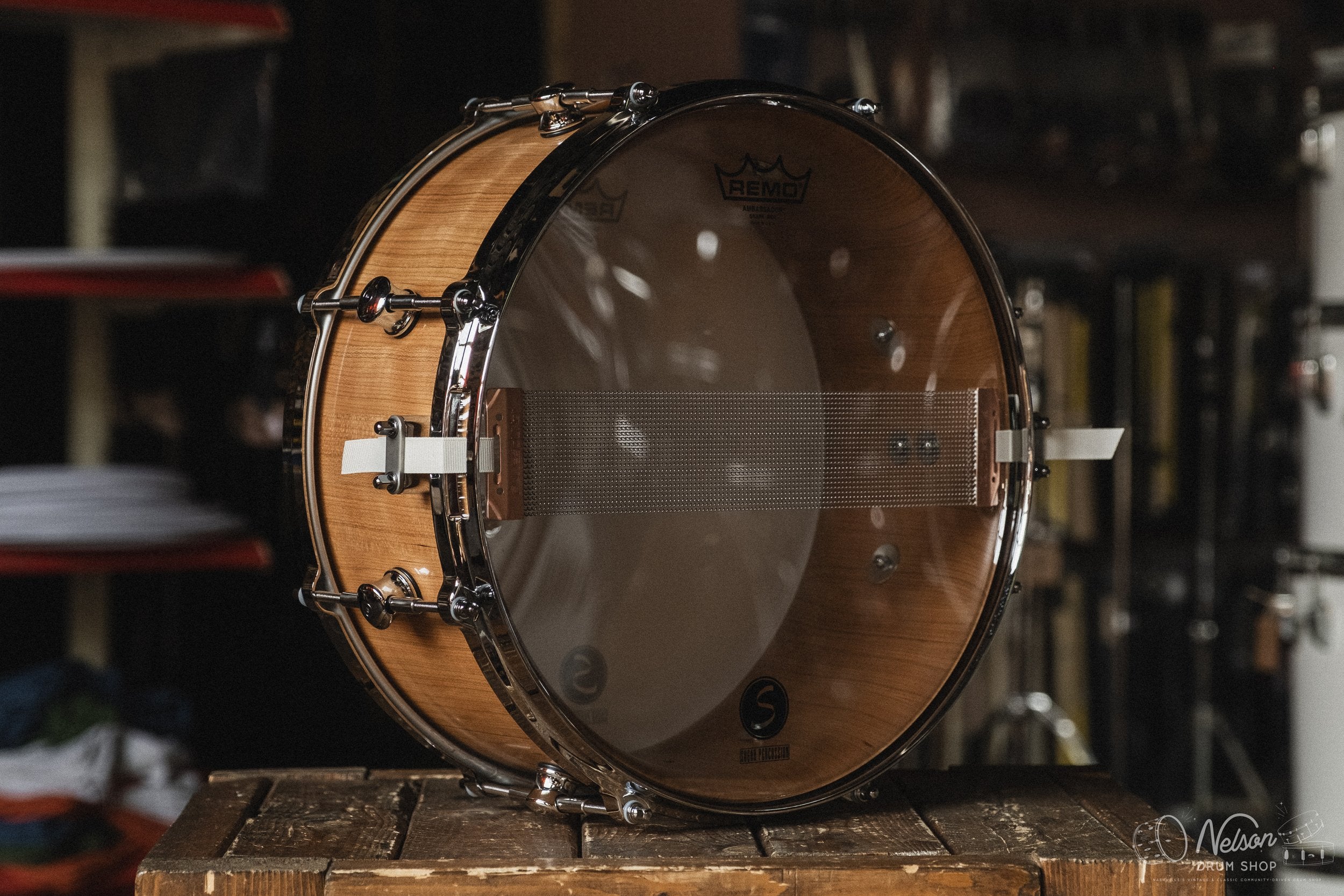 Sugar Percussion Eastern Black Cherry in Natural - 6x14