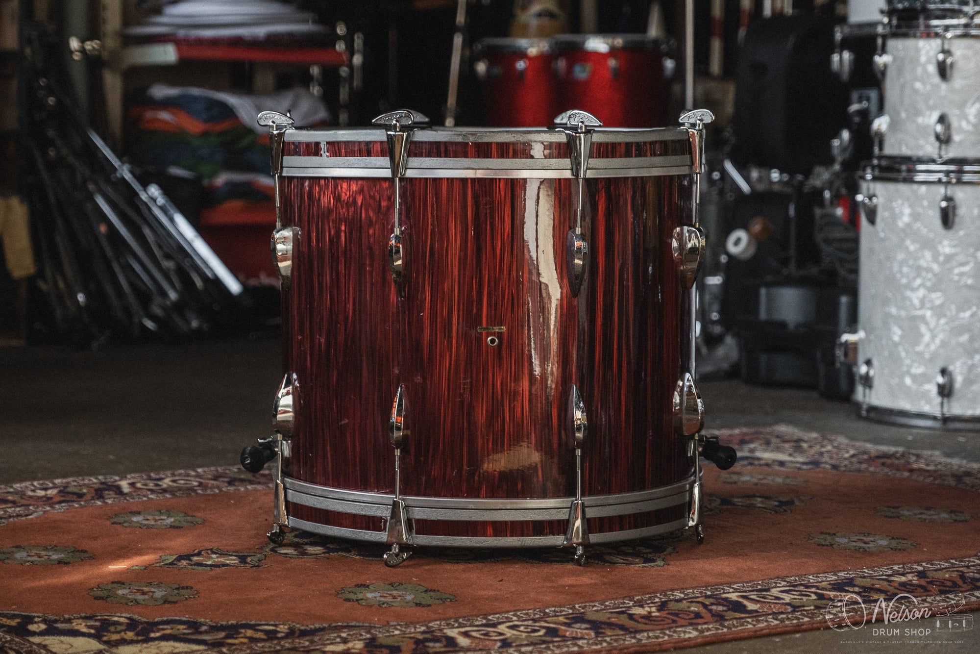 Late 1950/Early 1960s Trixon 'Luxus 0/200' in Red Stripe - 16x20, 8x13, 16x16