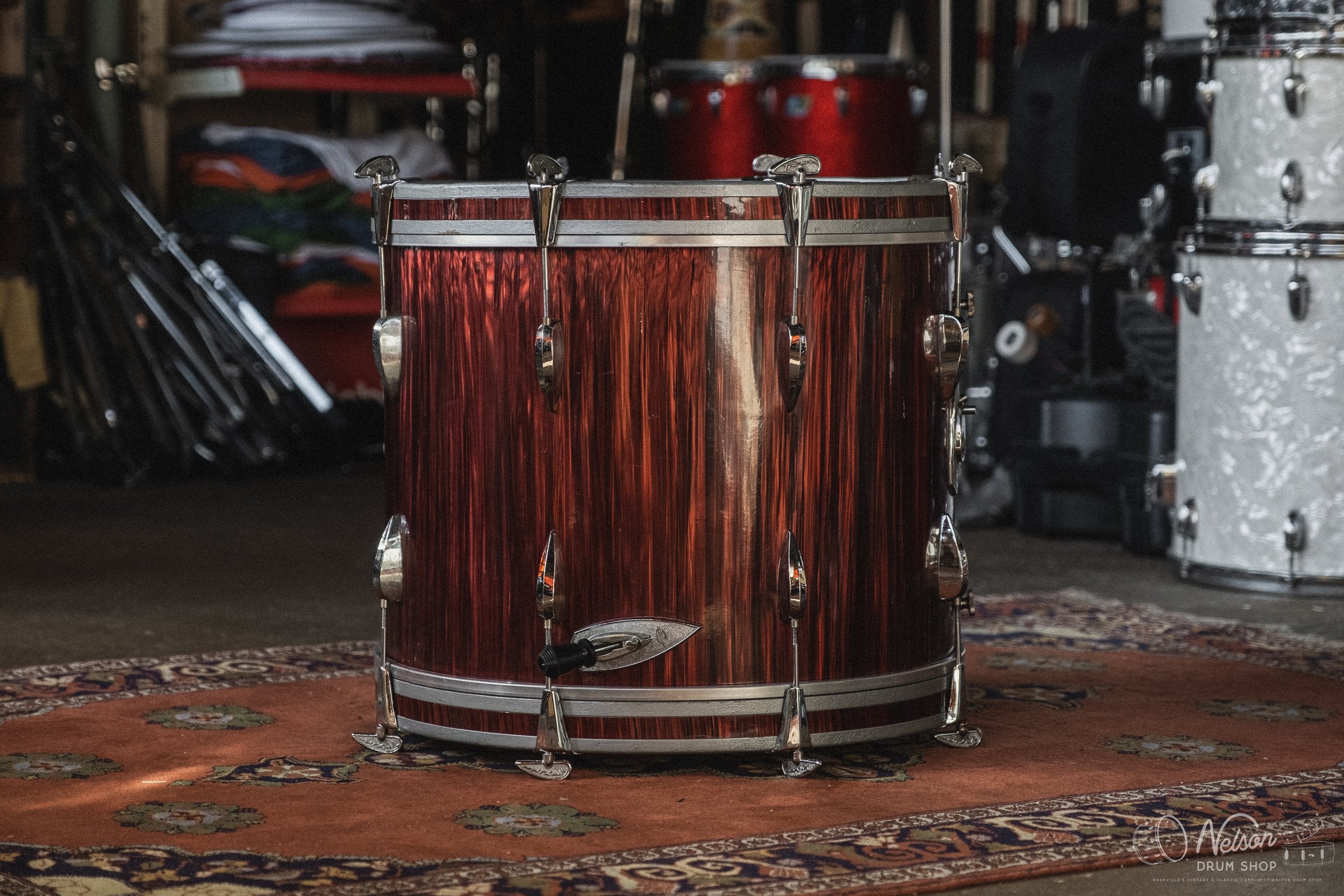 Late 1950/Early 1960s Trixon 'Luxus 0/200' in Red Stripe - 16x20, 8x13, 16x16