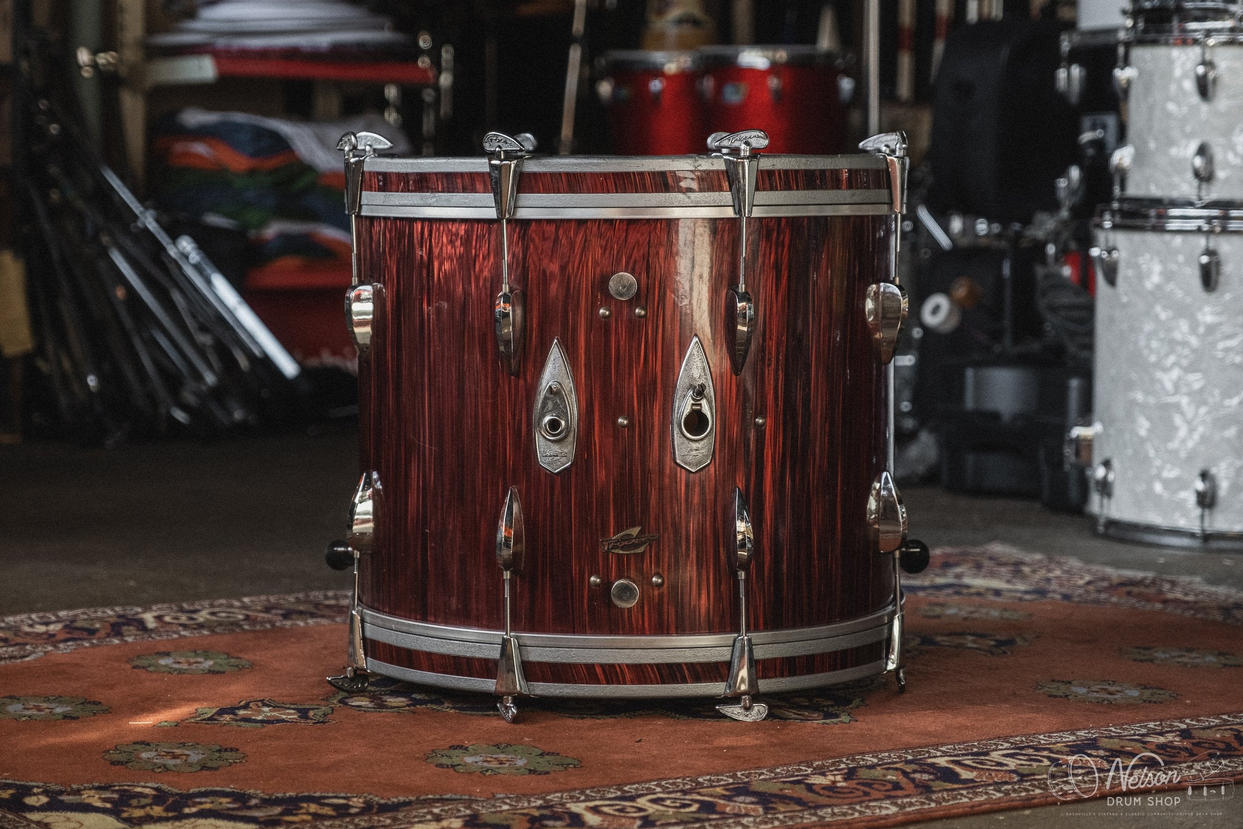 Late 1950/Early 1960s Trixon 'Luxus 0/200' in Red Stripe - 16x20, 8x13, 16x16