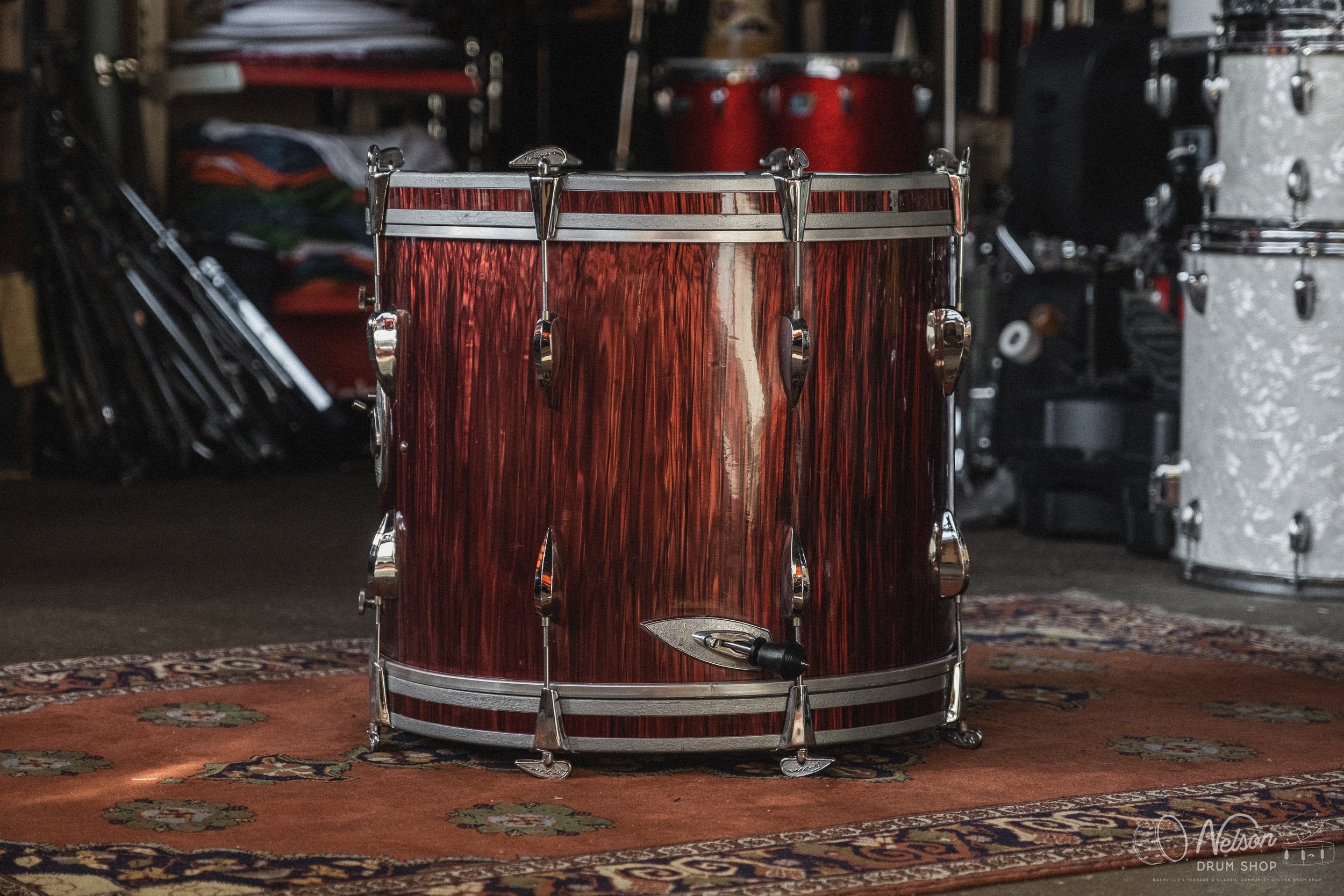 Late 1950/Early 1960s Trixon 'Luxus 0/200' in Red Stripe - 16x20, 8x13, 16x16