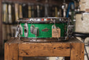 Early 1960's Trixon 'Super-Snare' in Green Sparkle - 5x14