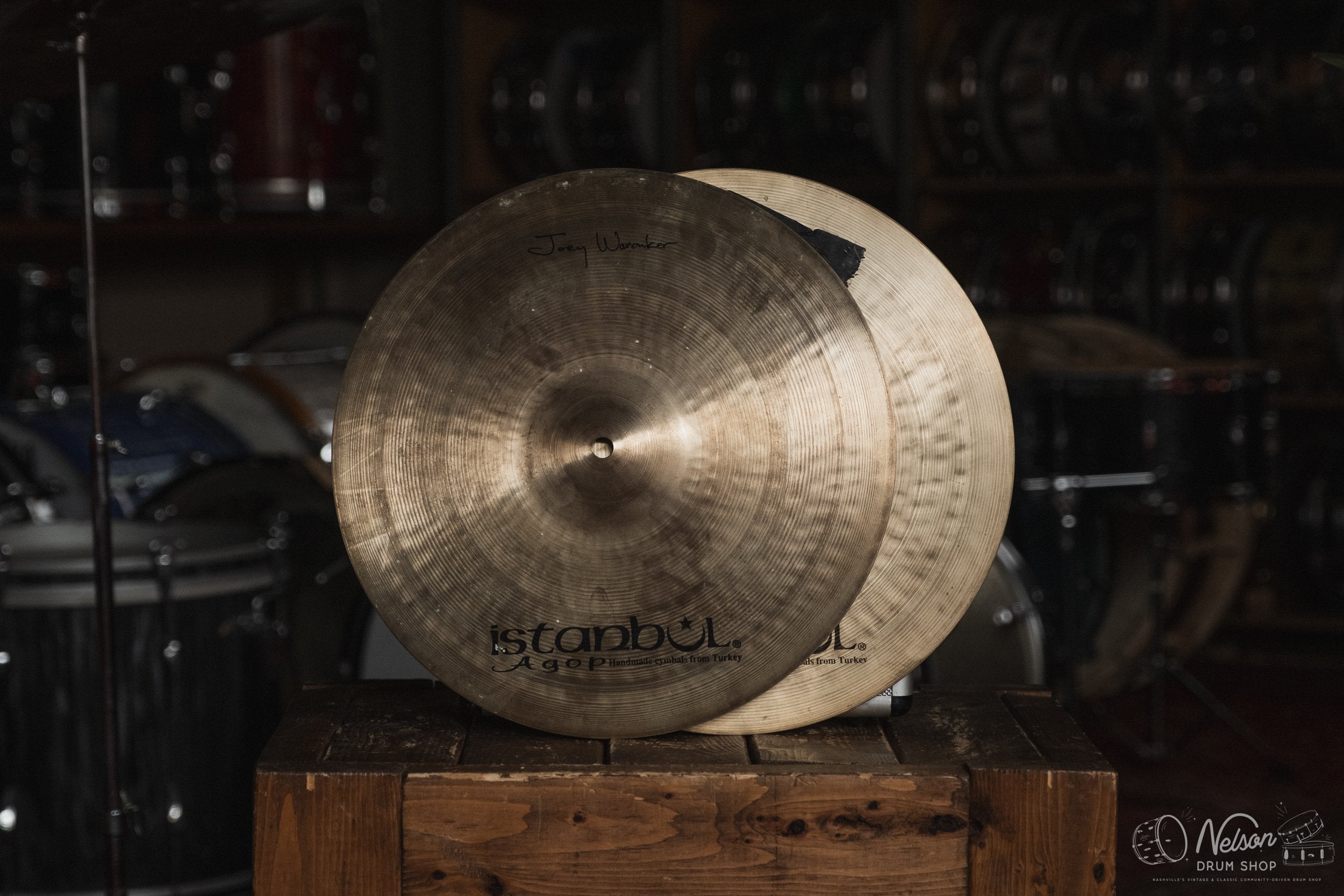 Used Istanbul Agop Joey Waronker Hi-Hats - 14"