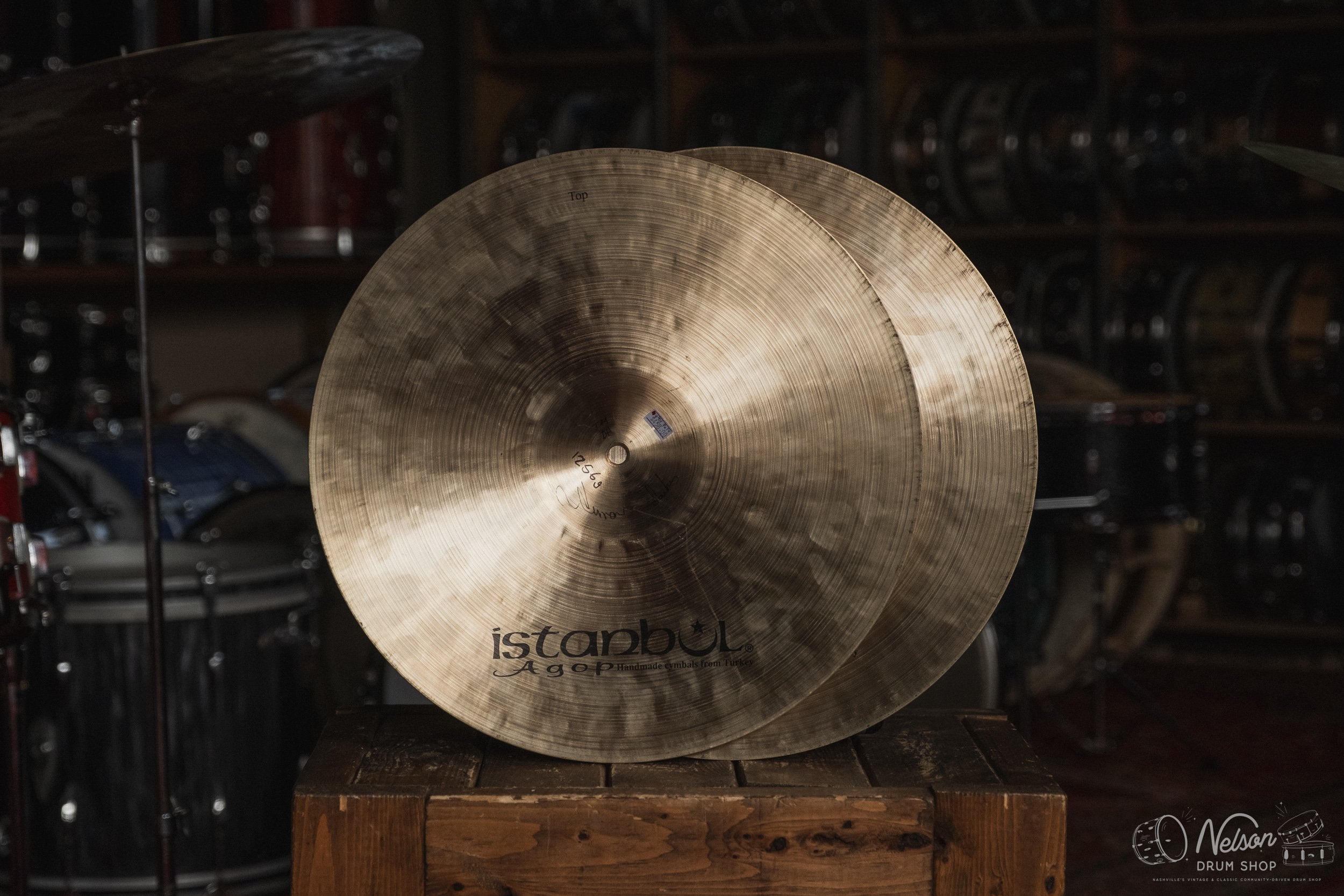 Used Istanbul Agop Traditional Dark Hi-Hats - 17"