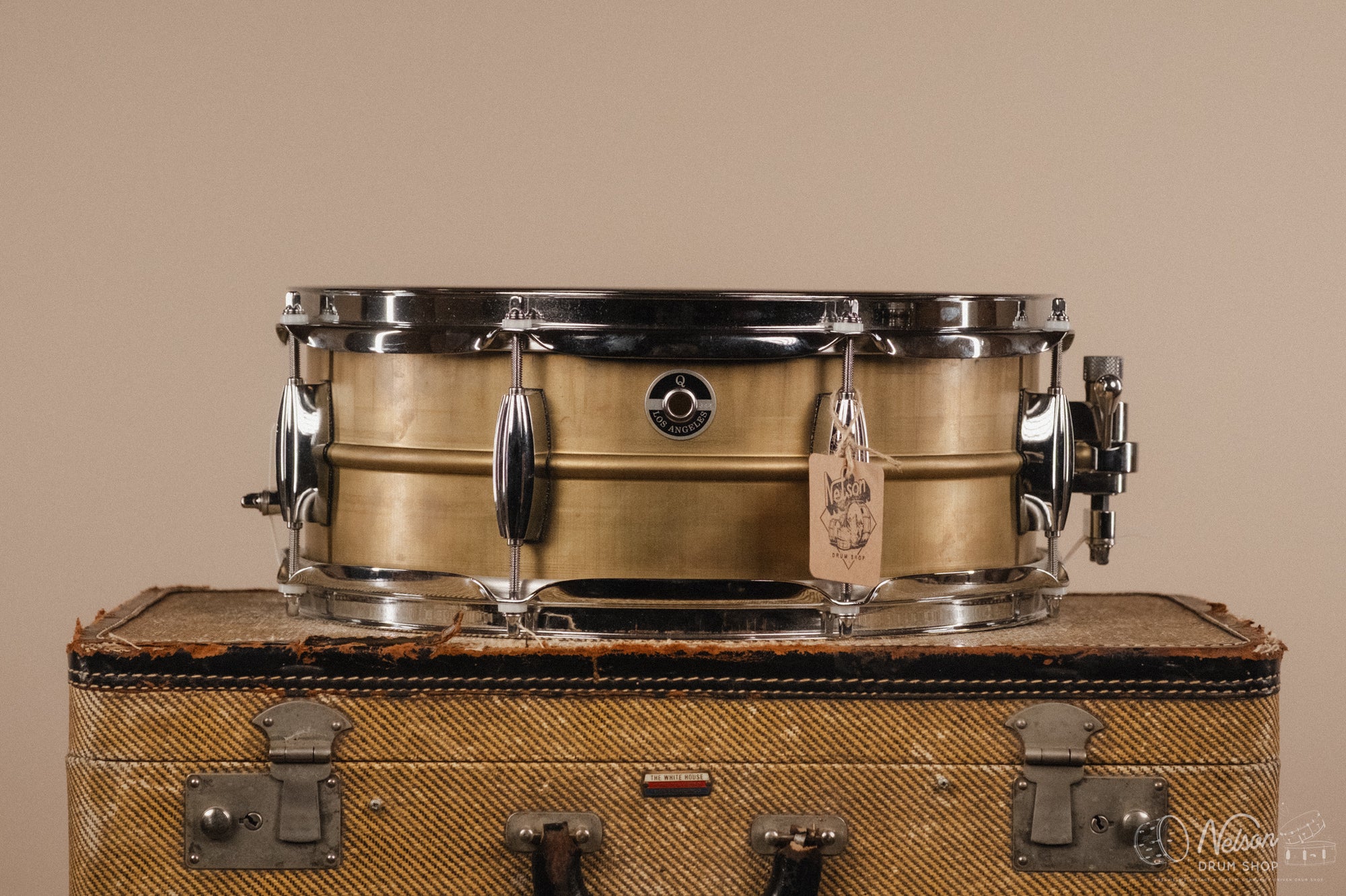 Used Q Drums Gentleman’s Raw Brass - 5.5 x 14