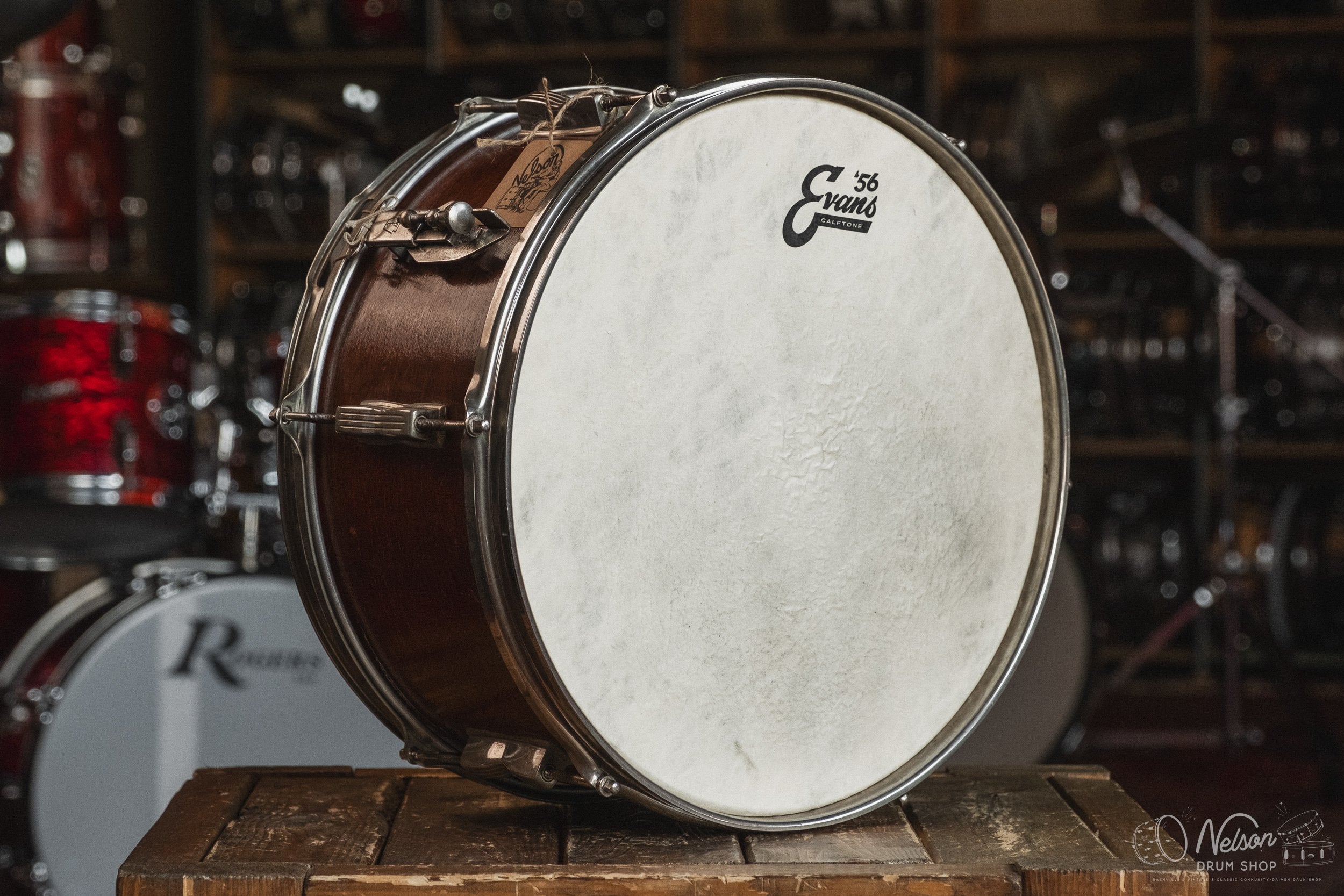 1950's WFL 'Pioneer' in Mahogany Lacquer - 6.5x14