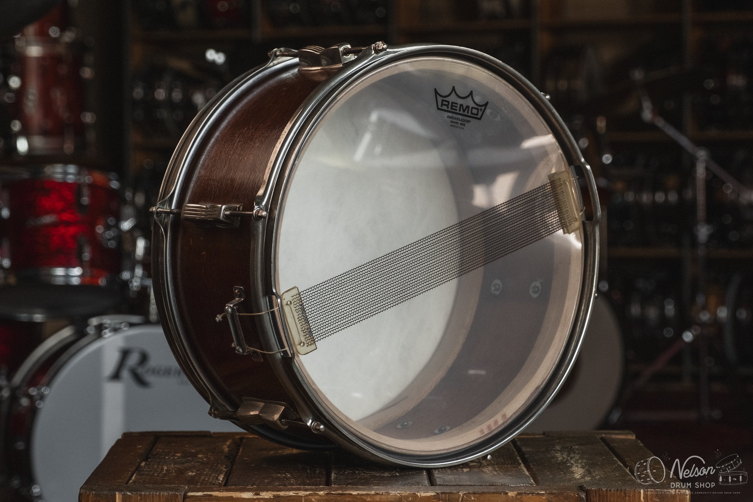 1950's WFL 'Pioneer' in Mahogany Lacquer - 6.5x14