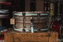 Woods Custom Drums Copper Patina Over 6 Ply Ash - 6.5x14